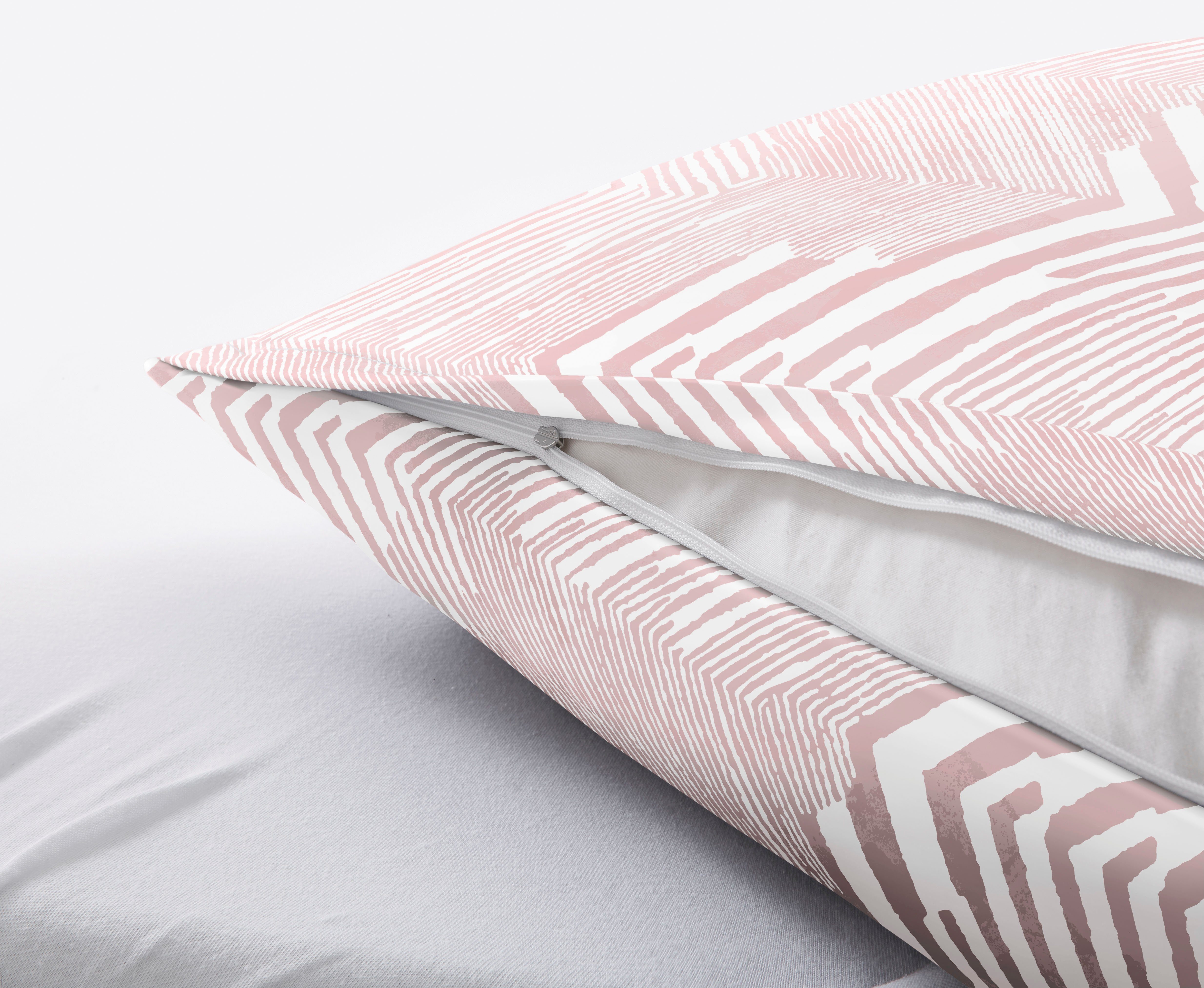 Kleine Wolke Bettwäsche Macra, Mako-Satin, 2 teilig, mit grafischem Print