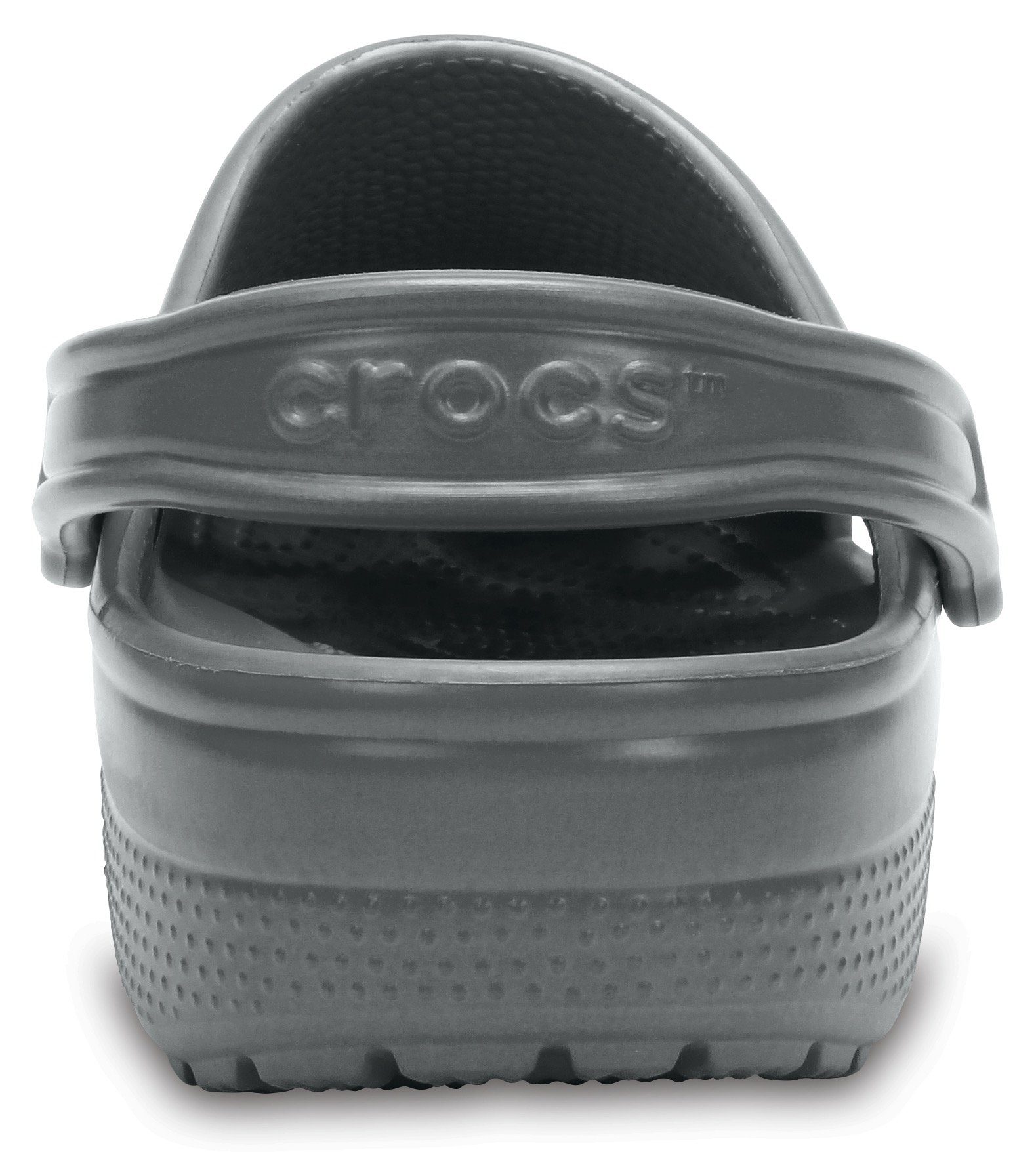 typischem grau Logo Classic Crocs mit Clog