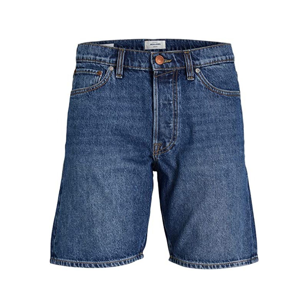 Jack & Jones Cargoshorts blau regular (1-tlg., keine Angabe)