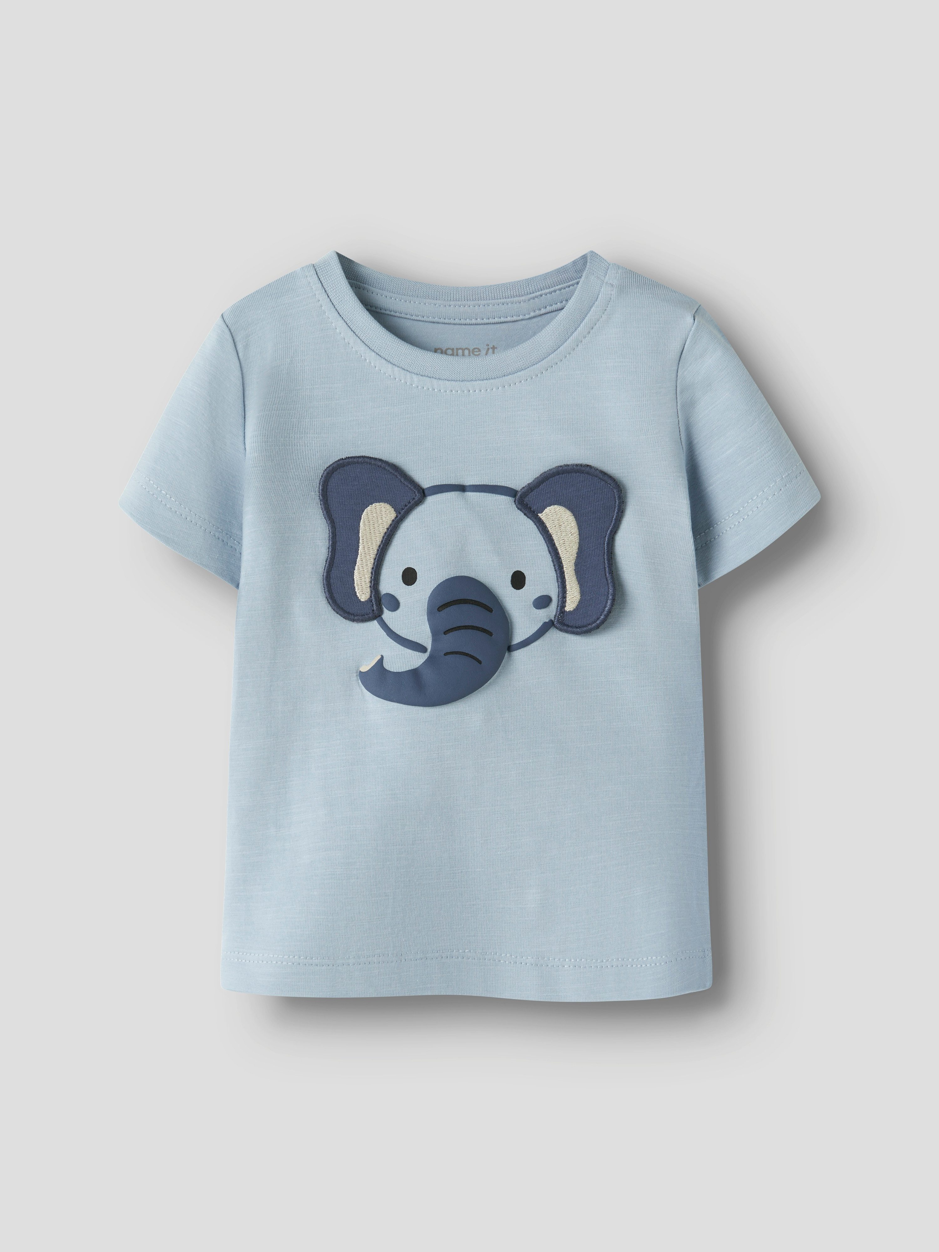 Name It T-Shirt NBMHOLE SS TOP BOX Baumwollmischung, regular fit