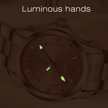 aswan watch Vielfältige Farbauswahl Watch, mit Quarzwerk sorgt für eine genaue Zeitmessung und Zuverlässigkeit