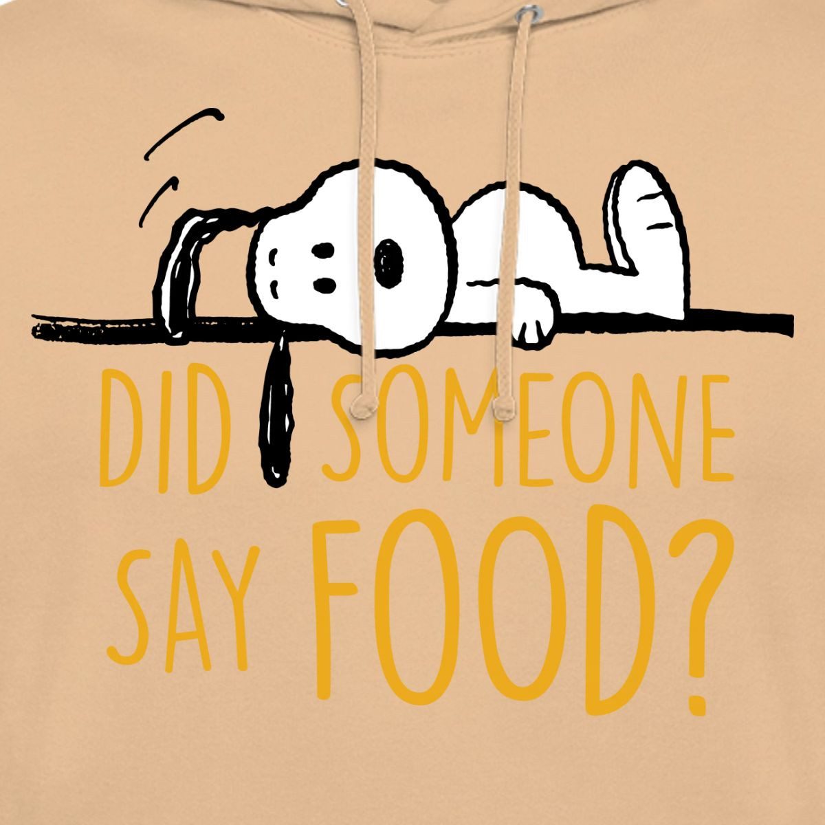 Spreadshirt Hoodie Peanuts Snoopy Ich Hab Hunger Lustiger Spruch Unisex Hoodie (1-tlg)