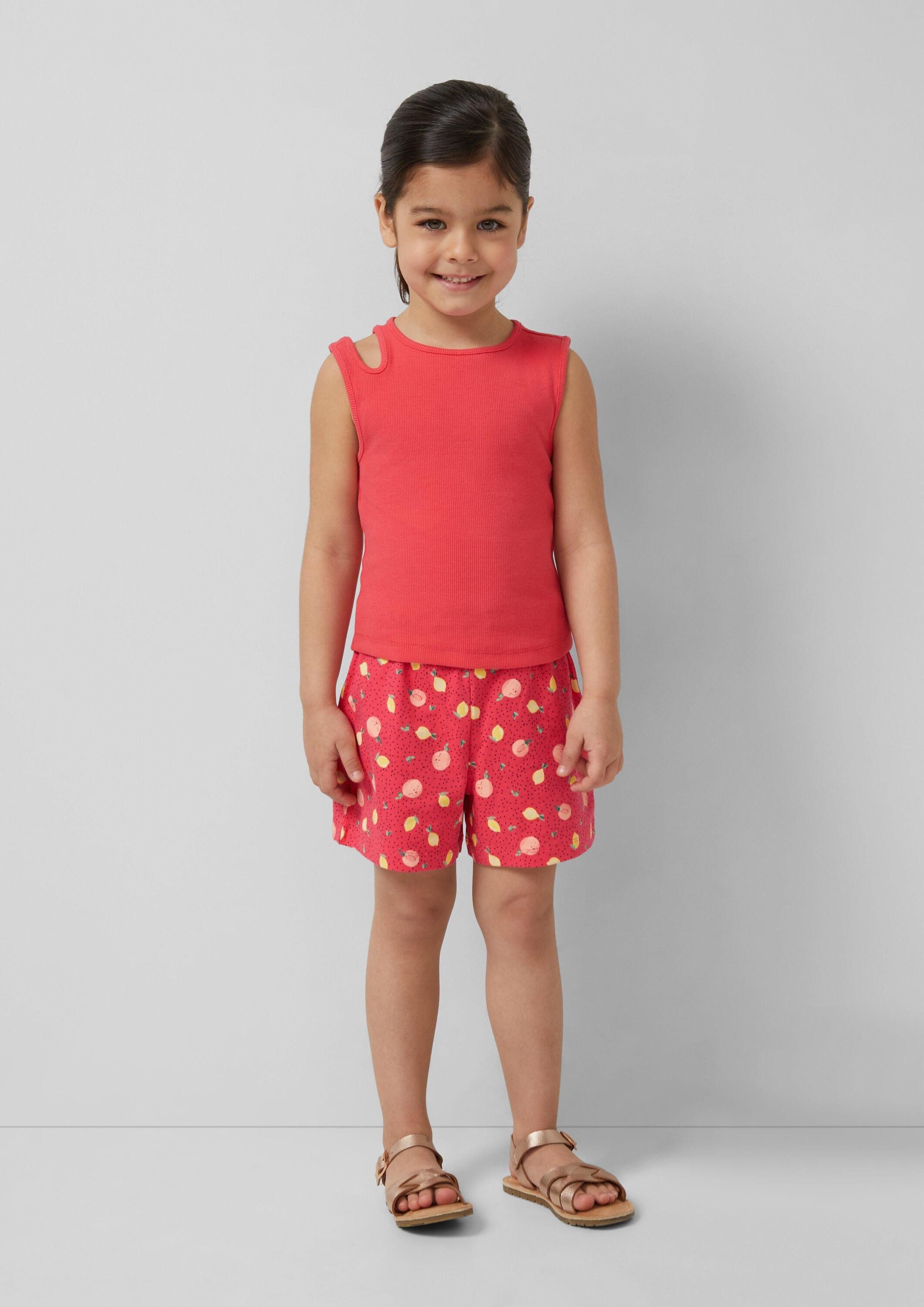 s.Oliver Shorts Hose Loose-Fit-Shorts aus Jersey
