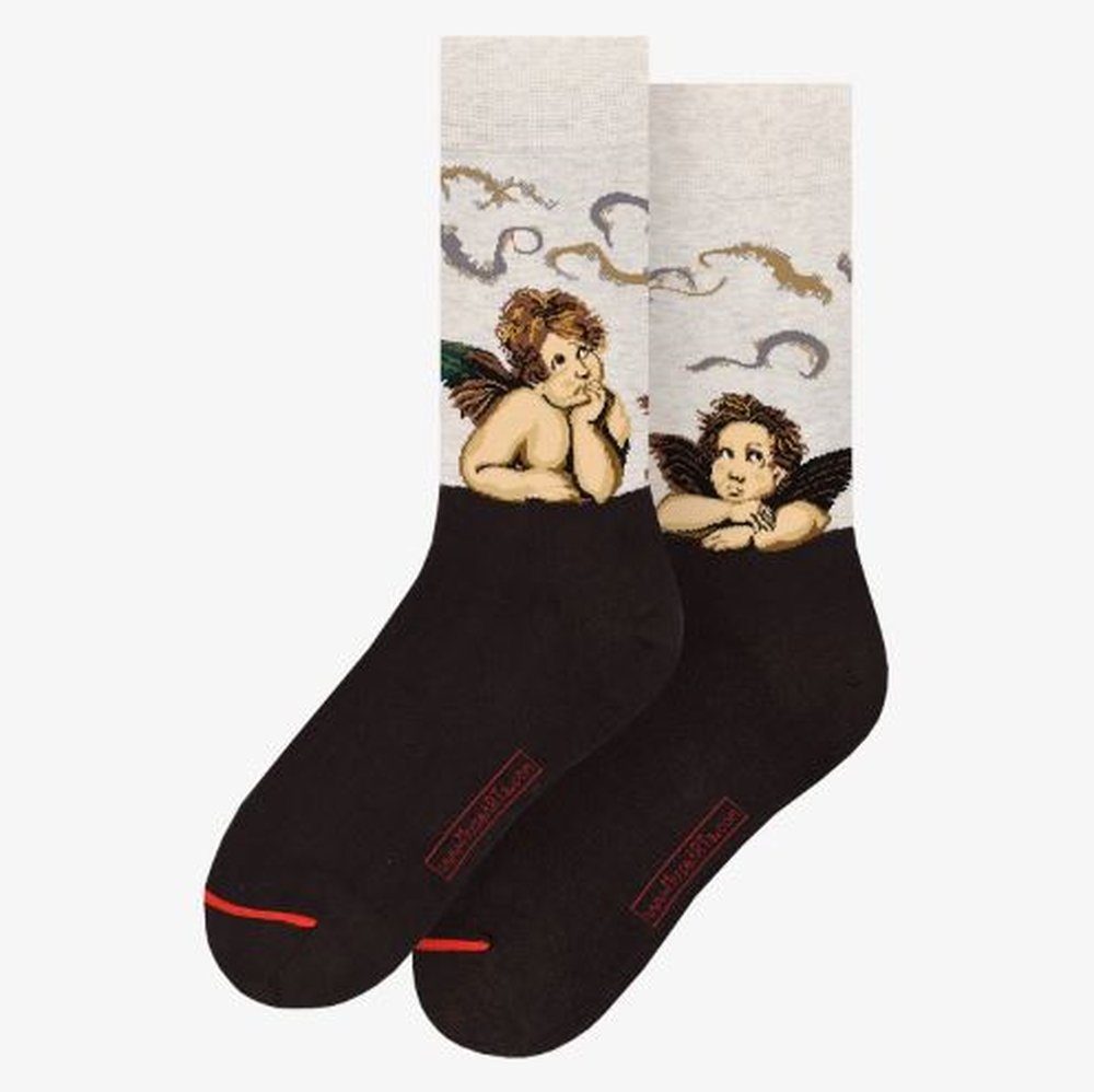 MuseARTa Freizeitsocken Musearta Socken die Engel der Sixtina (1 Paar, 1-Paar, 1 Paar)