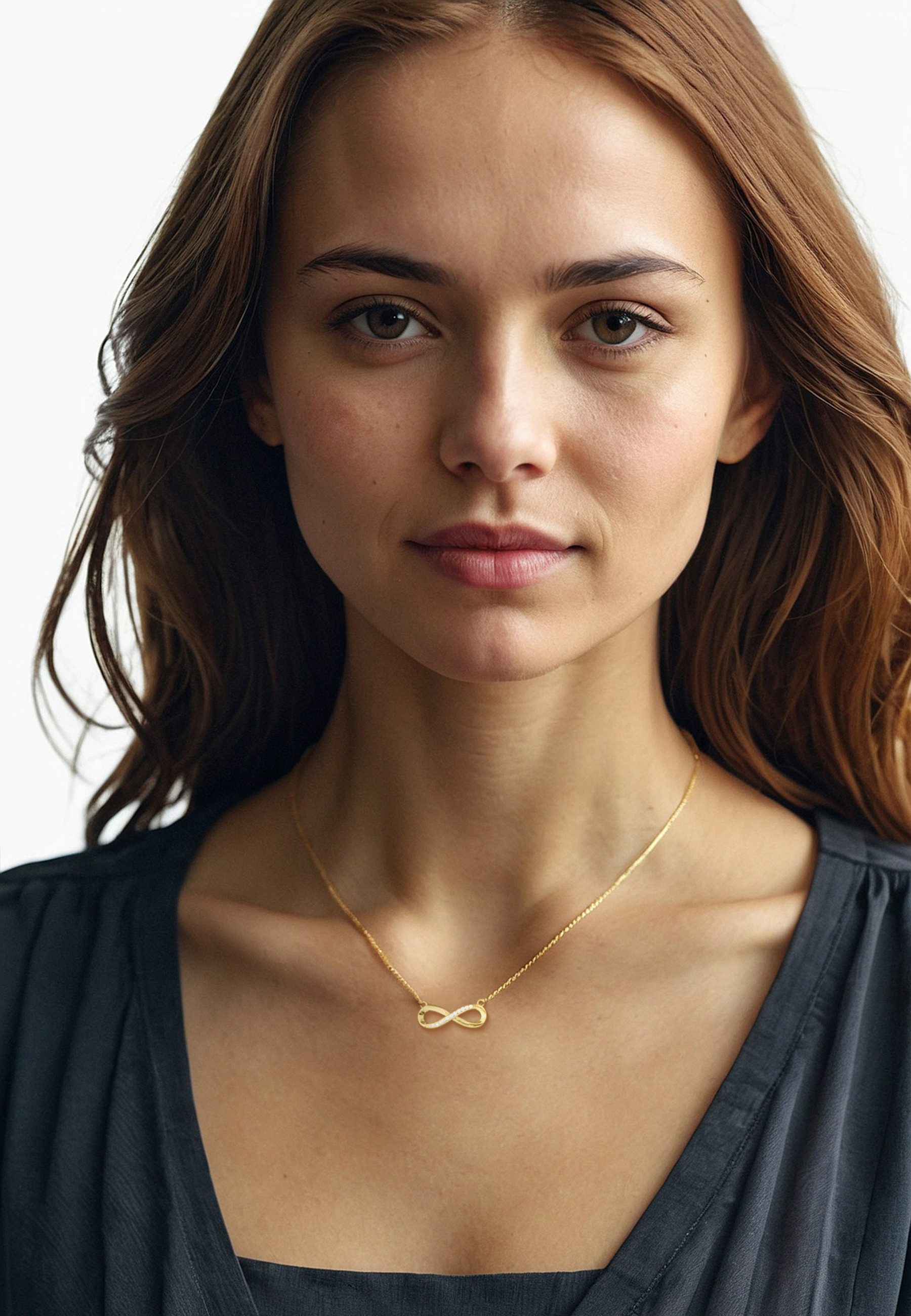 Sofia Milani Kette mit Anhänger Unendlich, 925 Silber Damen Schmuck - N0761 günstig online kaufen