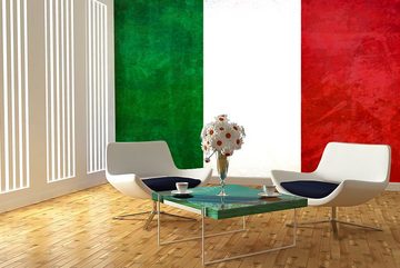 WandbilderXXL Fototapete Italien, glatt, Länderflaggen, Vliestapete, hochwertiger Digitaldruck, in verschiedenen Größen
