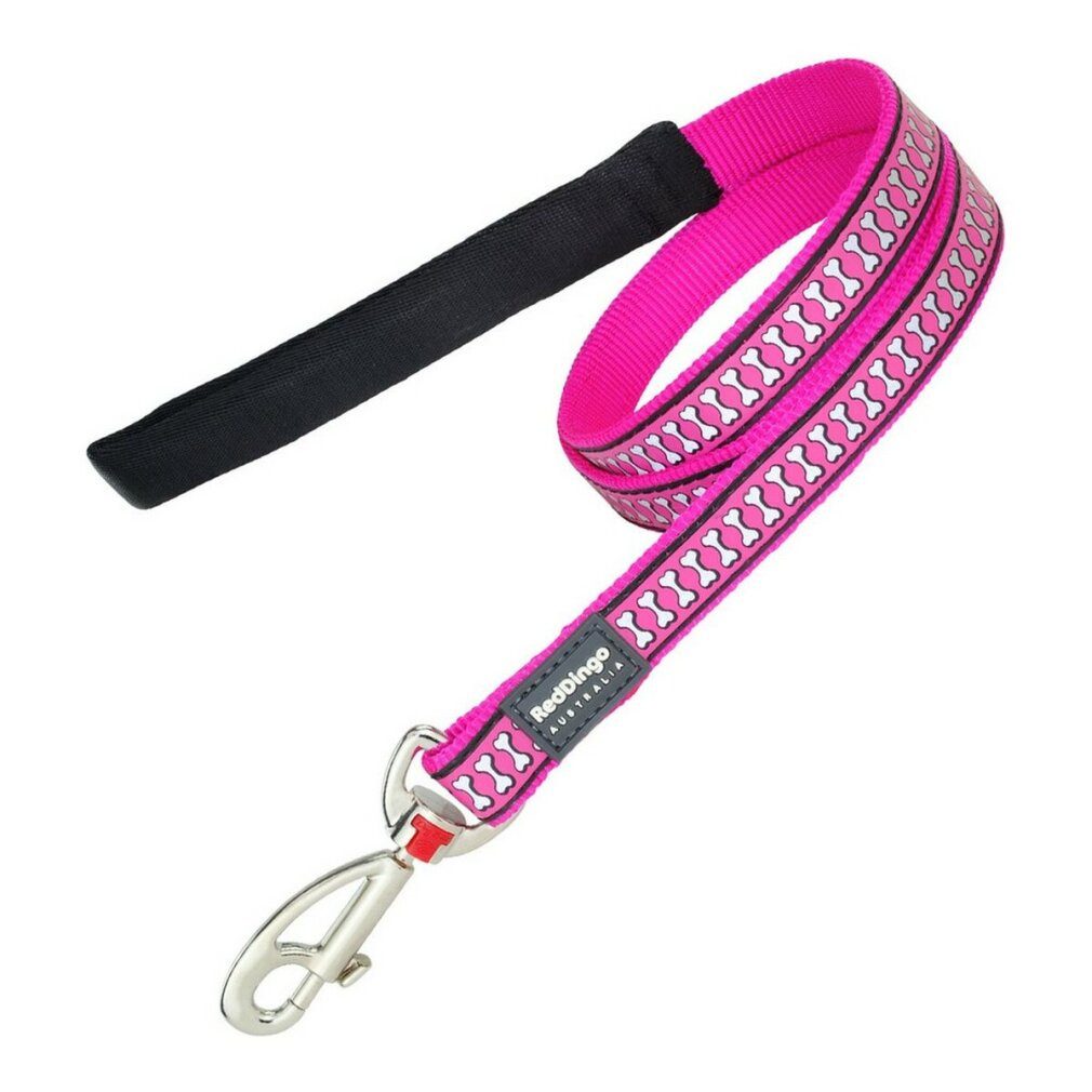Thumbnail - Red Dingo Hundeleine Hundeleine Reflektierend Pink (1,2 x 120 cm), (Packung)
