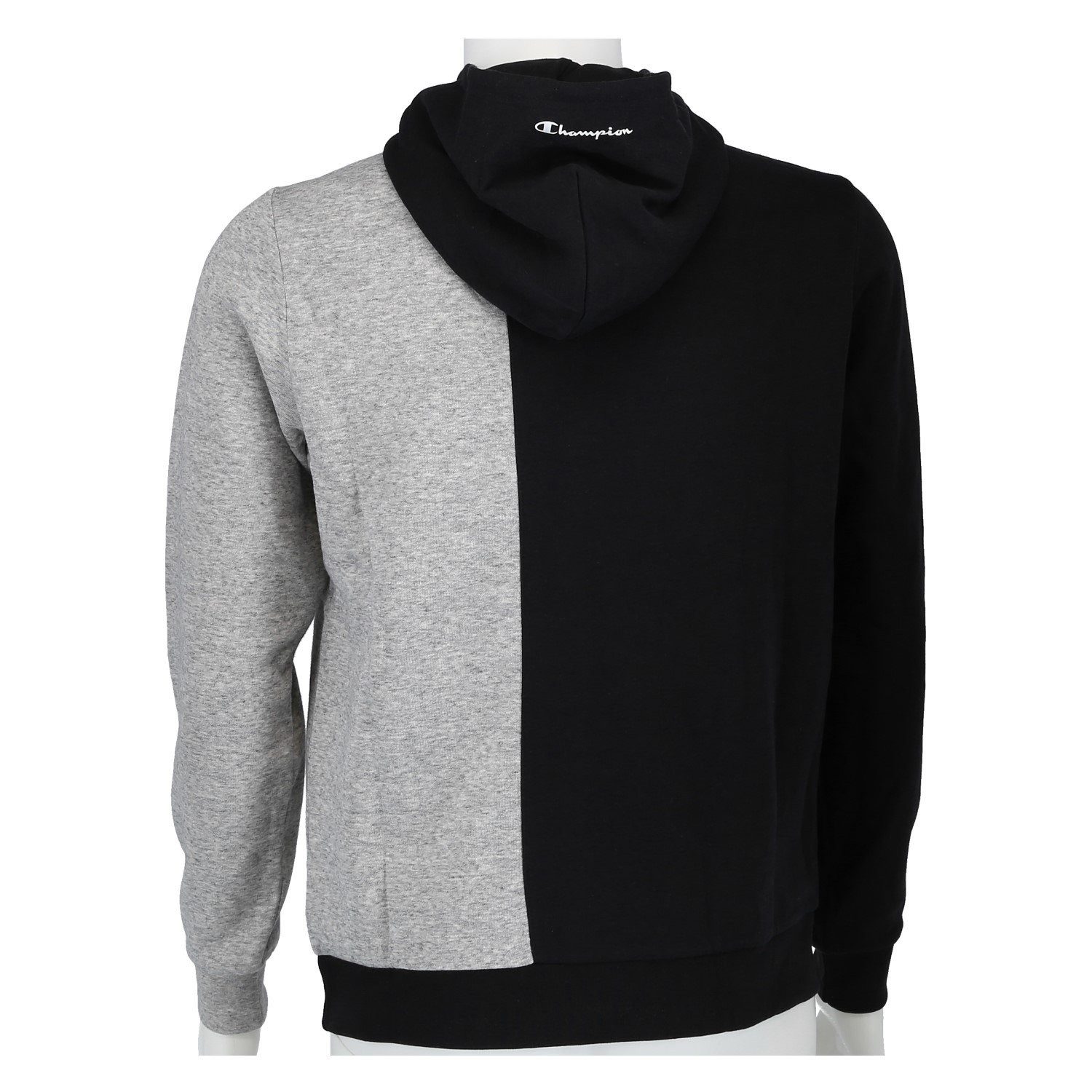 Champion Kapuzenpullover (Hoodie) Color Block schwarz/grau günstig online kaufen