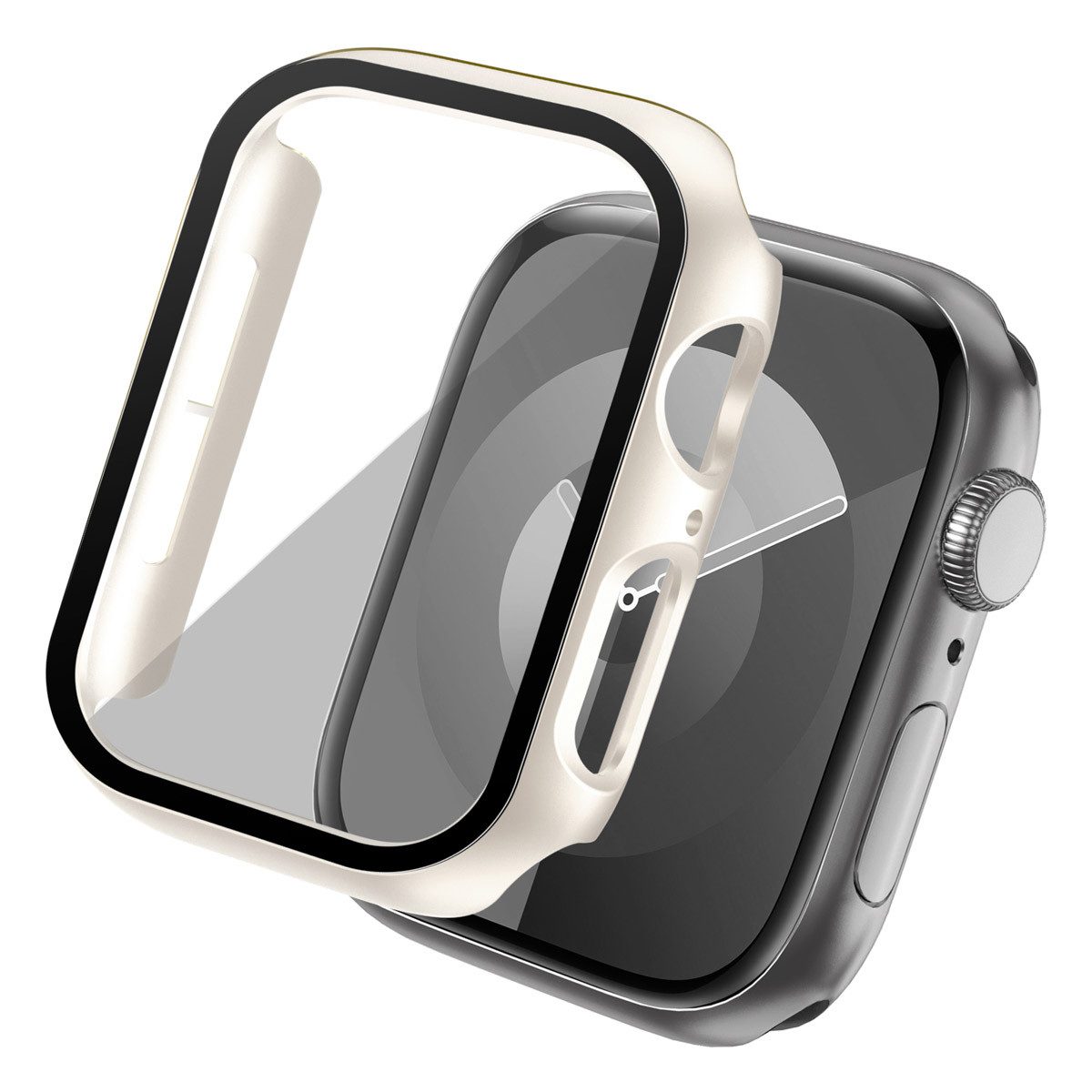 imoshion Displayschutzfolie imoshion Full Cover Hard Case Apple Watch 4 / 5 / 6 / SE - 40 mm - Pol, 1 Stück