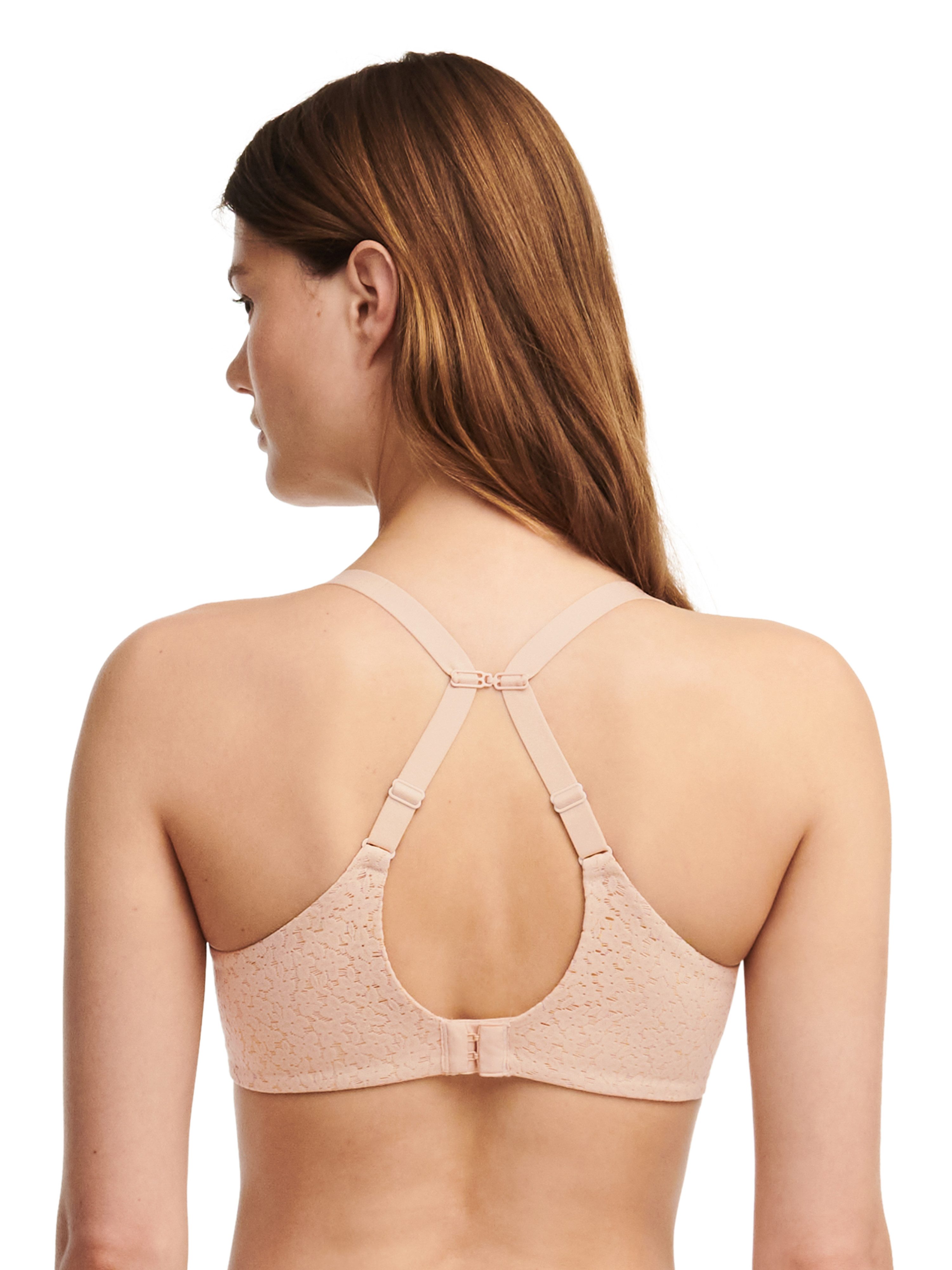 Chantelle T-Shirt-BH NORAH weiche Spitze, blickdichtes Gewebe – Bild 4 von 5