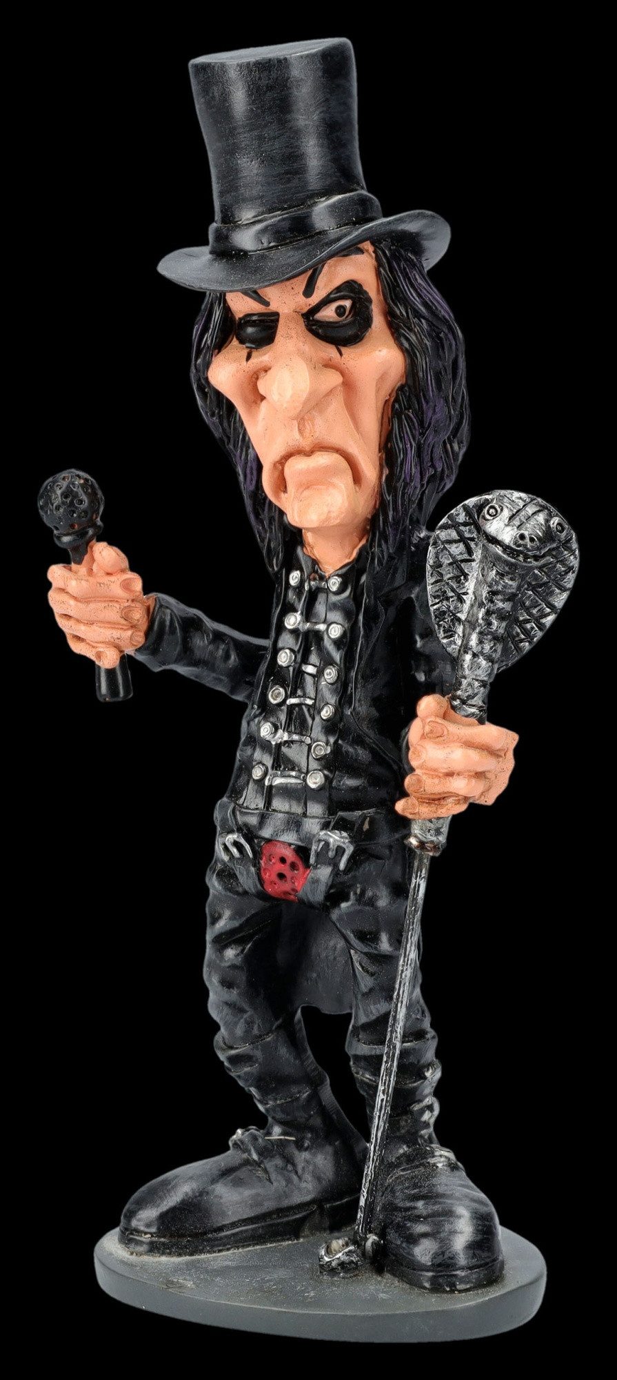 Figuren Shop GmbH Dekofigur Lustige Rockstar Figur - Sänger Alice - Dekofig günstig online kaufen