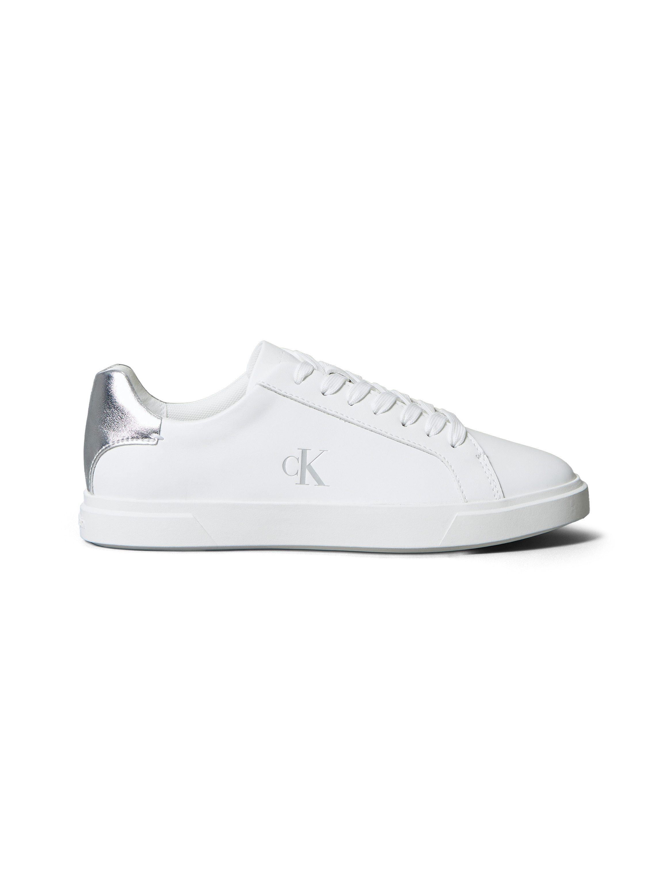Calvin Klein LOW PRO CUPS LACEUP LTH MET Plateausneaker Schnürschuh, Halbschuh, Freizeitschuh mit Logo