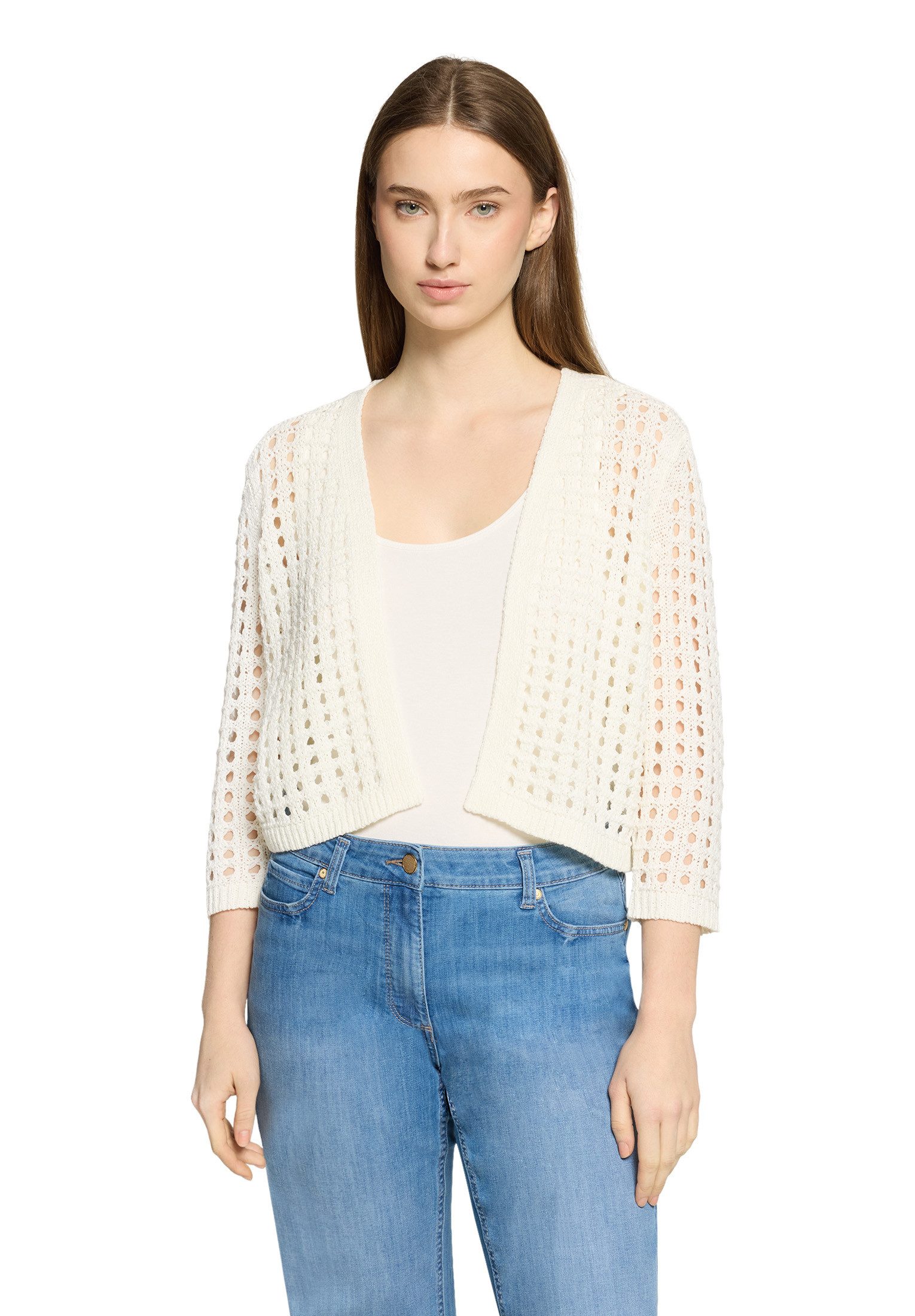 Betty Barclay Strickjacke Damen mit Effektgarn (1-tlg)