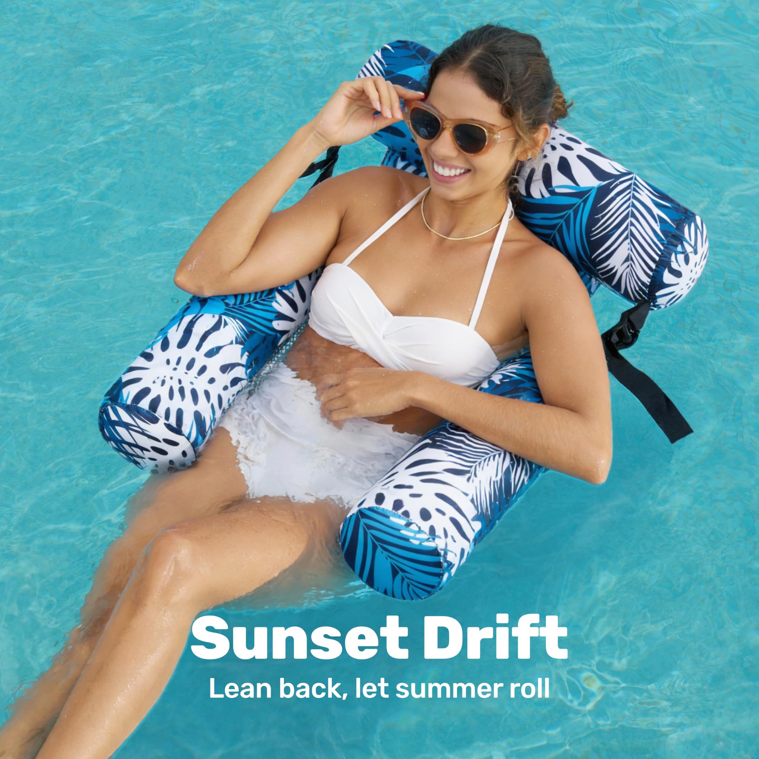 sloosh Luftsessel SLOOSH aufblasbarer Wassersessel & Hängematte für Pool, Strand