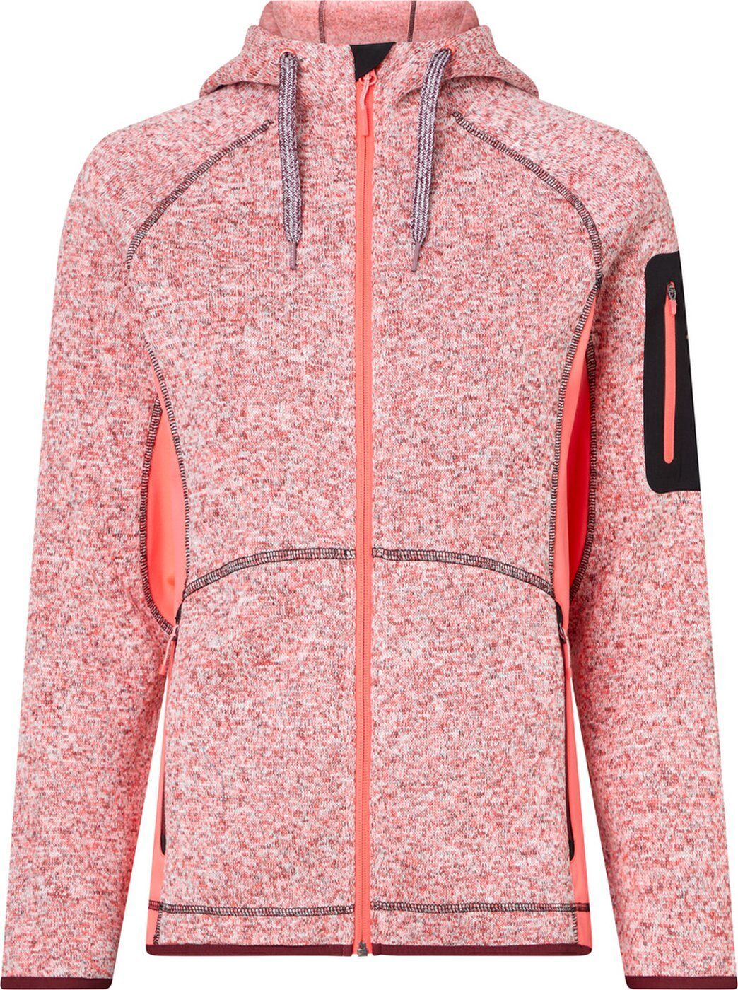 McKINLEY Funktionsjacke Da.-Unterjacke Skeena HD W MELANGE/RED LIGHT