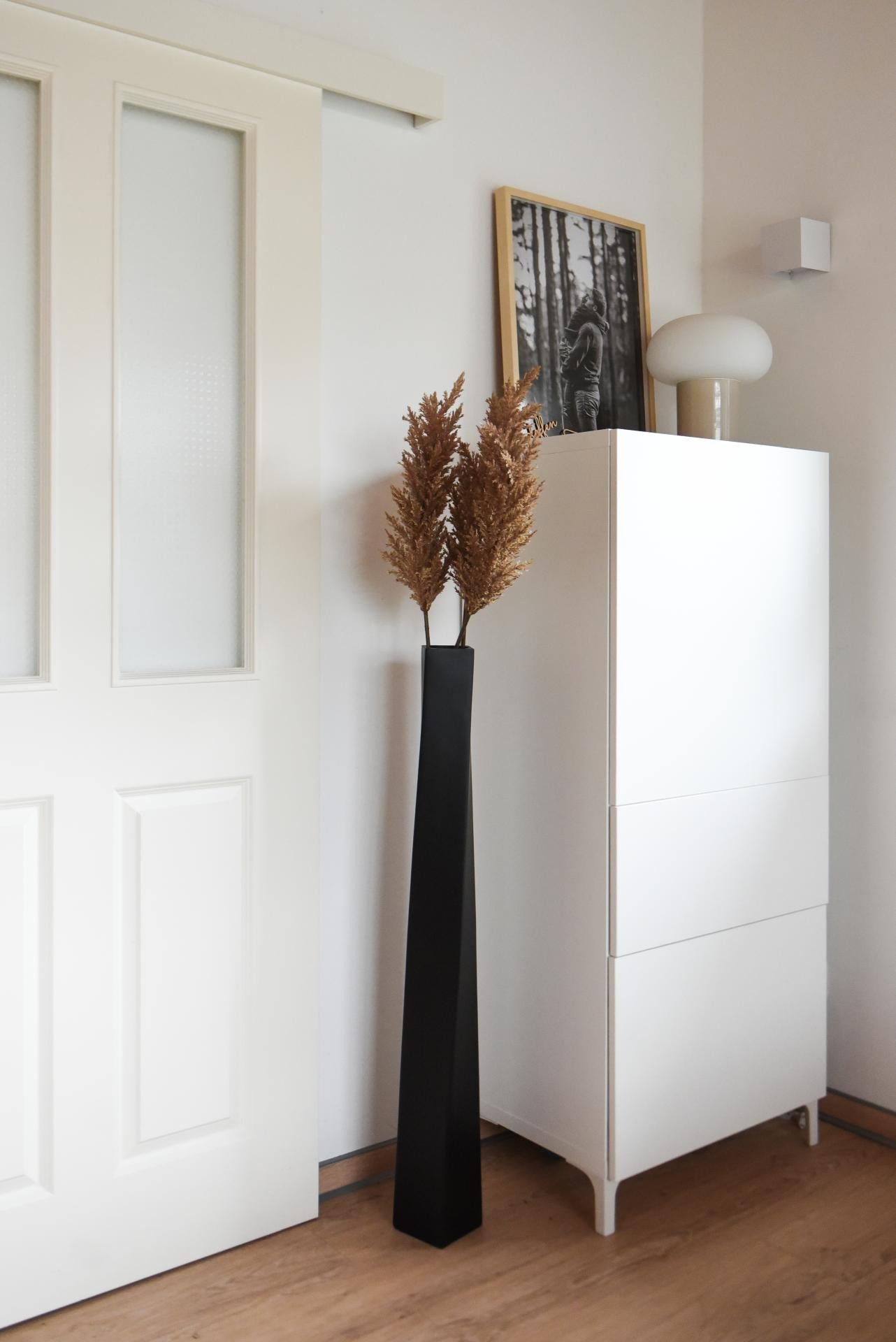 VIVANNO Bodenwindlicht Fiberglas HYDRON Säule - Schwarz Matt (1 St), 11x11x günstig online kaufen