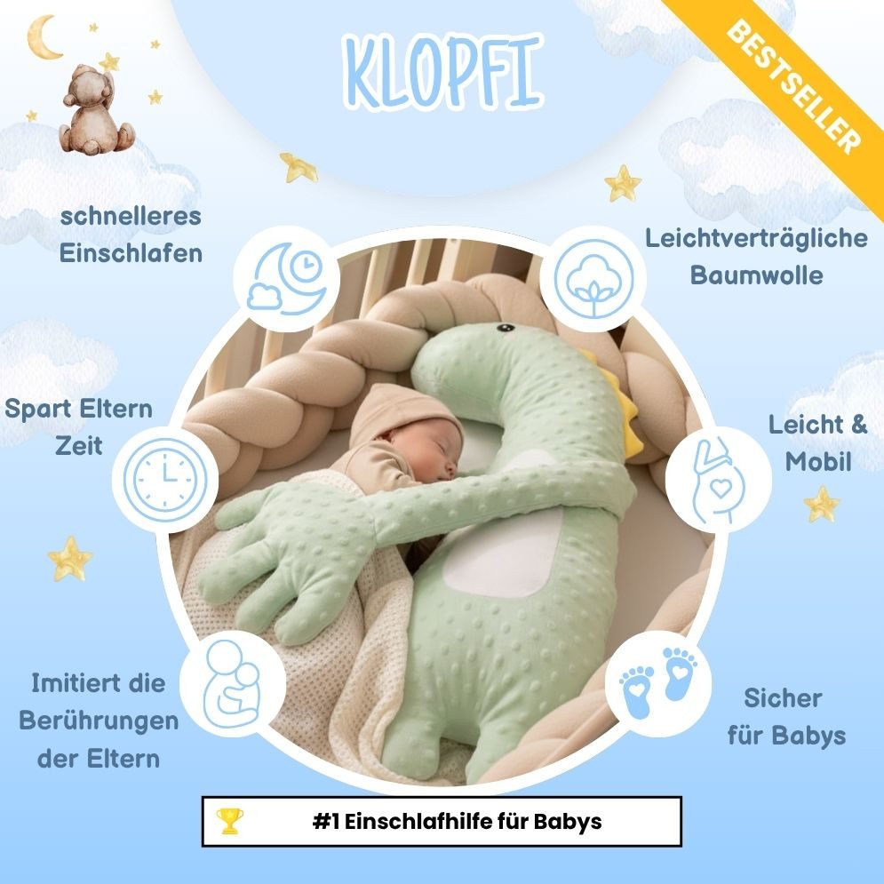Winch Babykissen Teddybär XL - Klopfer für Kinder, schnell und ruhig Einsch günstig online kaufen
