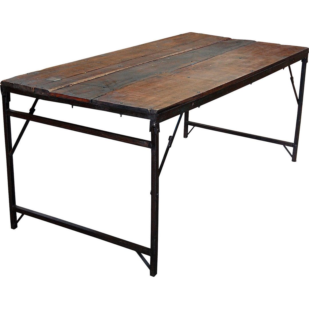 Trademark Living Esstisch Esstisch Falcon aus Altholz - 182 x 91 x 75 cm