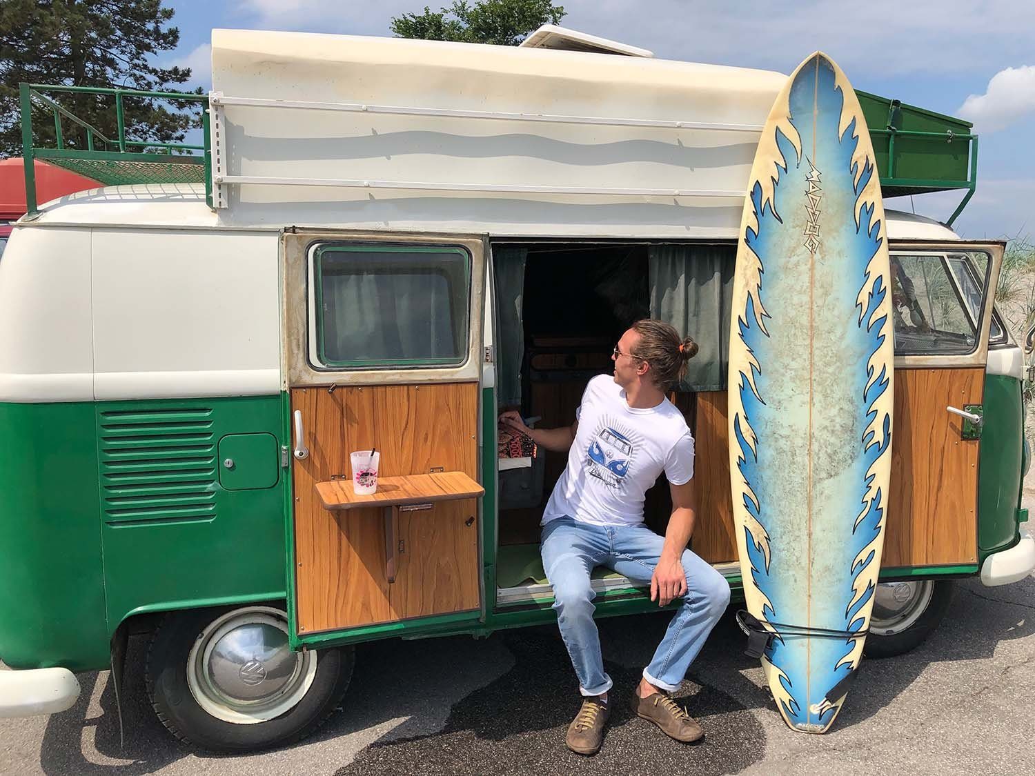 VW Collection by BRISA Kurzarmshirt Volkswagen Unisex T-Shirt Rundhalsausschnitt