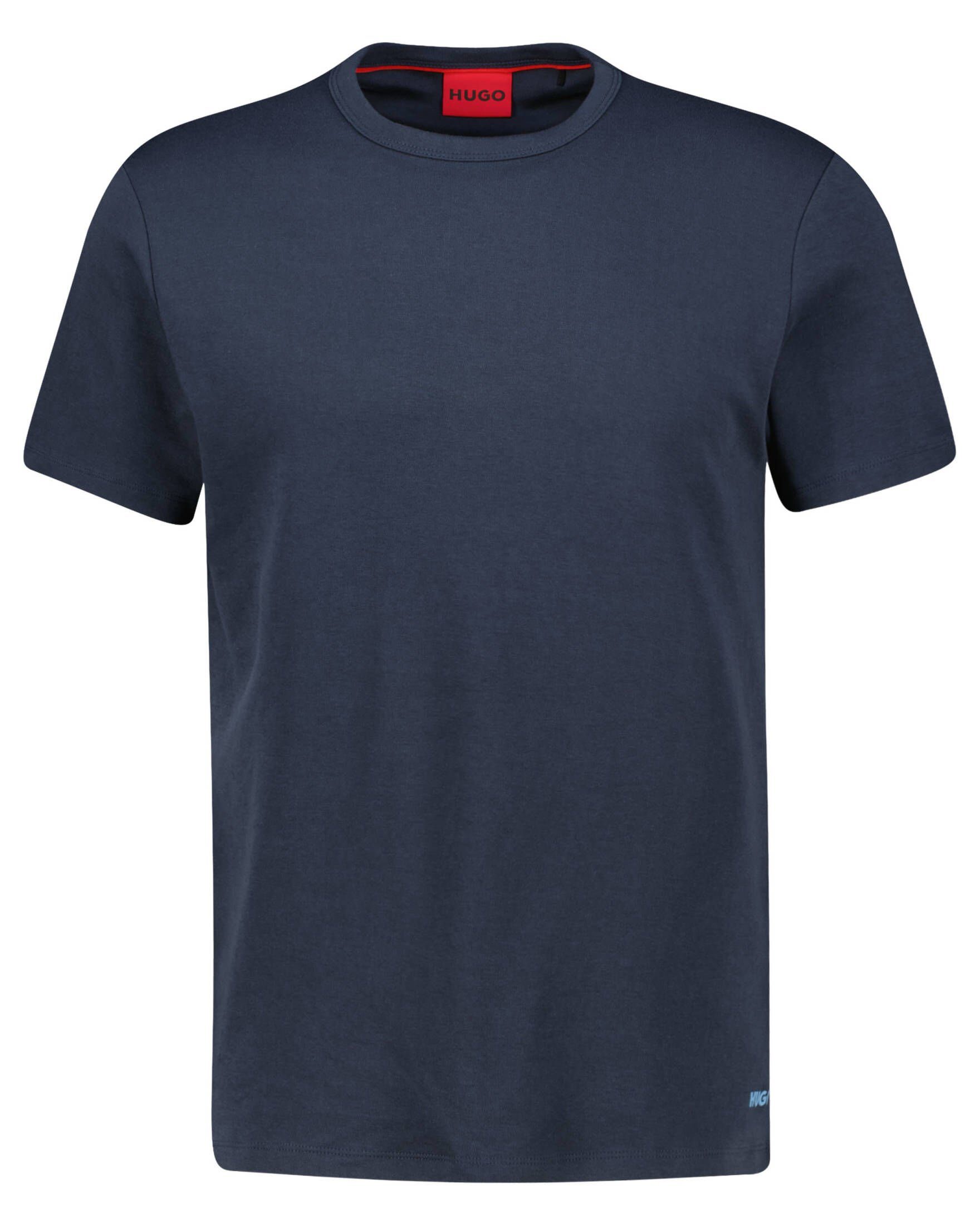 HUGO T-Shirt Herren T-Shirt DOZY (1-tlg) blau (296)