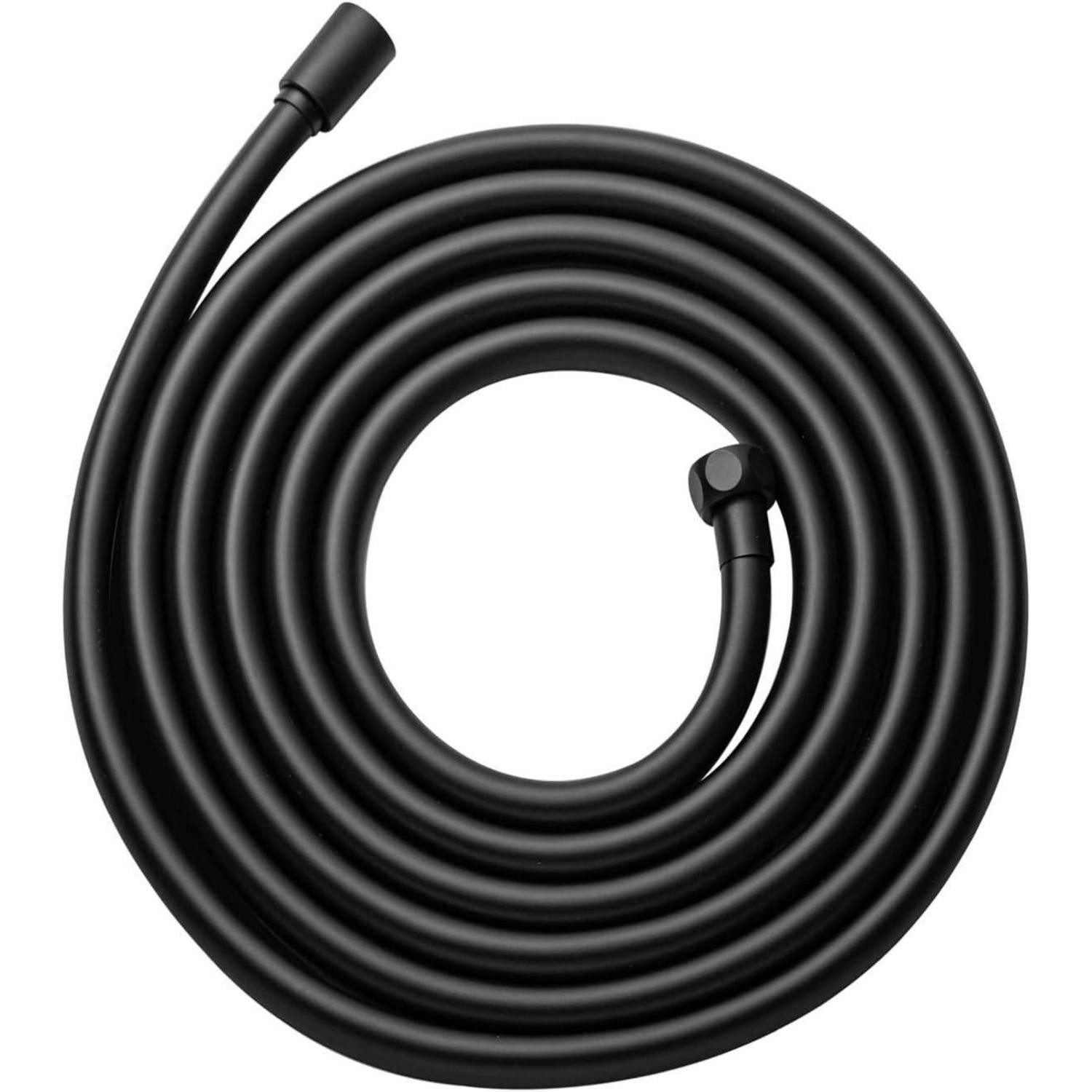 LuxusKollektion Brauseschlauch Brauseschlauch Duschrohr PVC Duschschlauch 3m Mattschwarz Ersatz