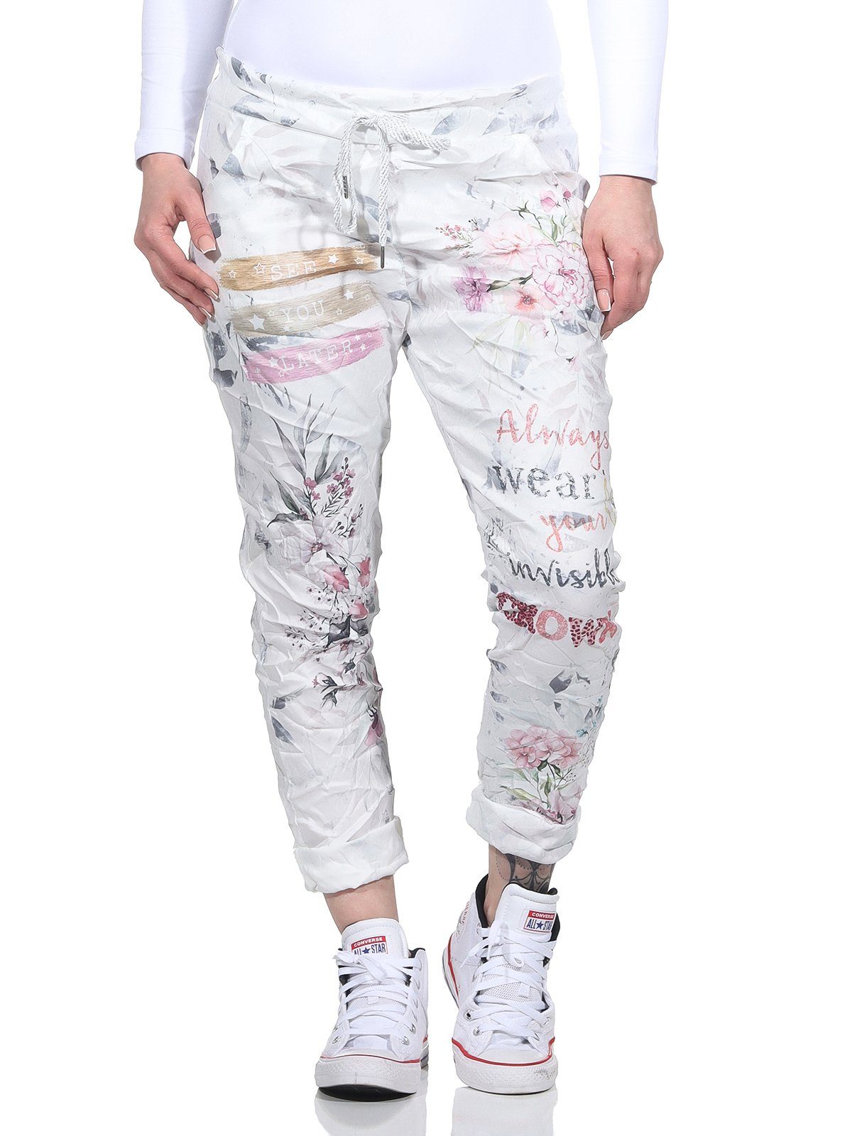 CLEO STYLE Schlupfhose Damen Sweathose 1289 Style 2
