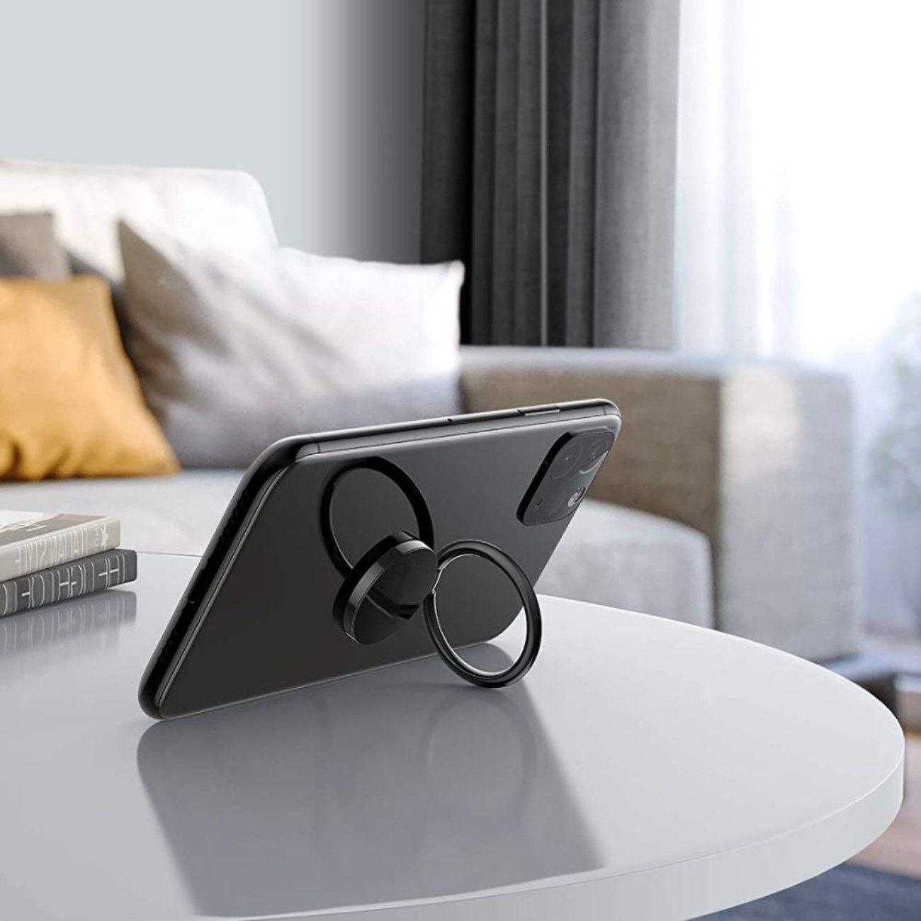 TECH PROTECT Handy-Halterung, (Einzelartikel, Einzelartikel, 3-in-1 Fingerhalter mit Magnet- und Standfunktion)