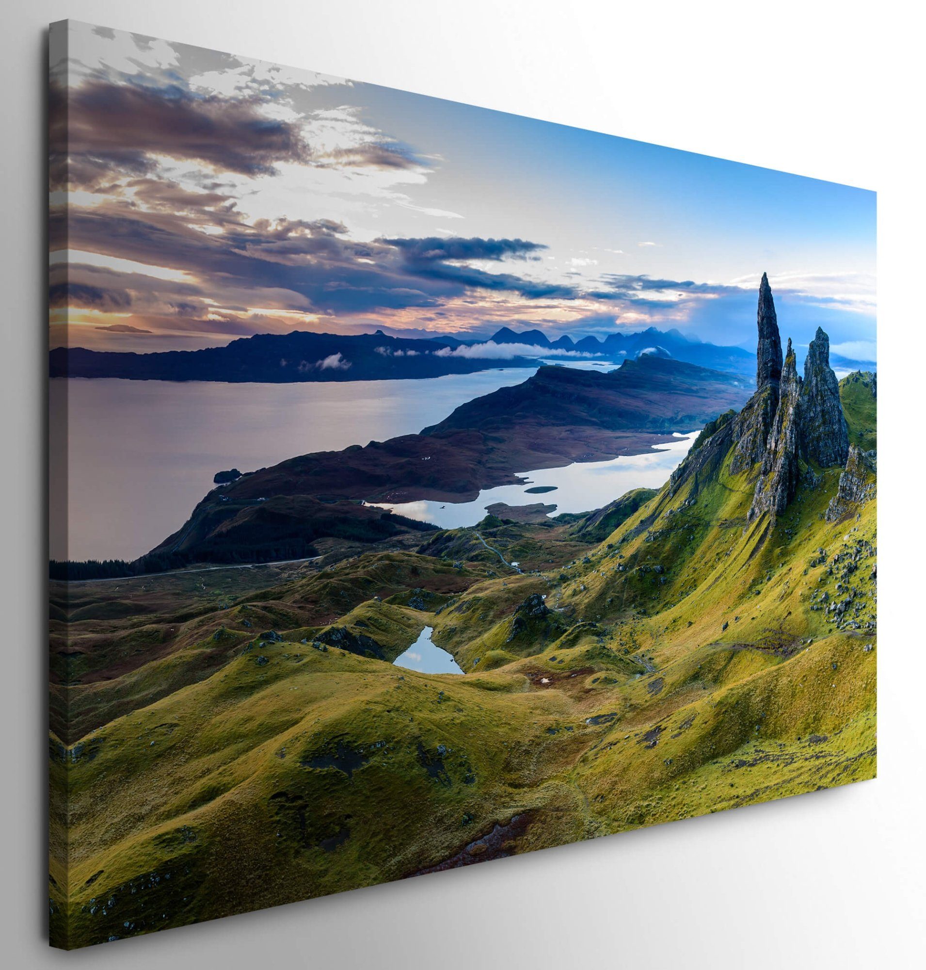 möbel-direkt.de Leinwandbild Bilder XXL Schottland Wandbild günstig online kaufen
