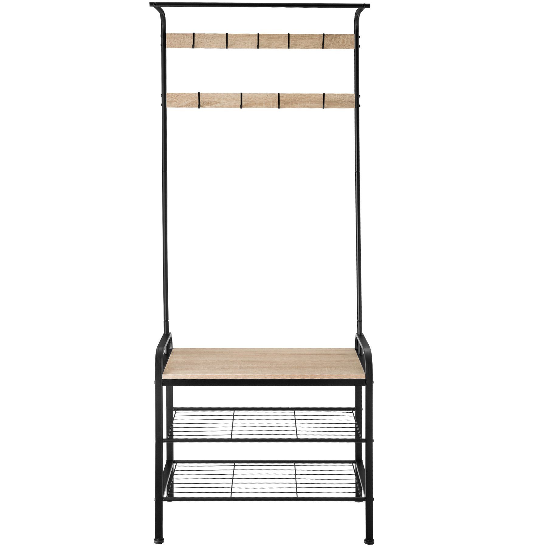 tectake Garderobe Wichita, Industrial Style günstig online kaufen