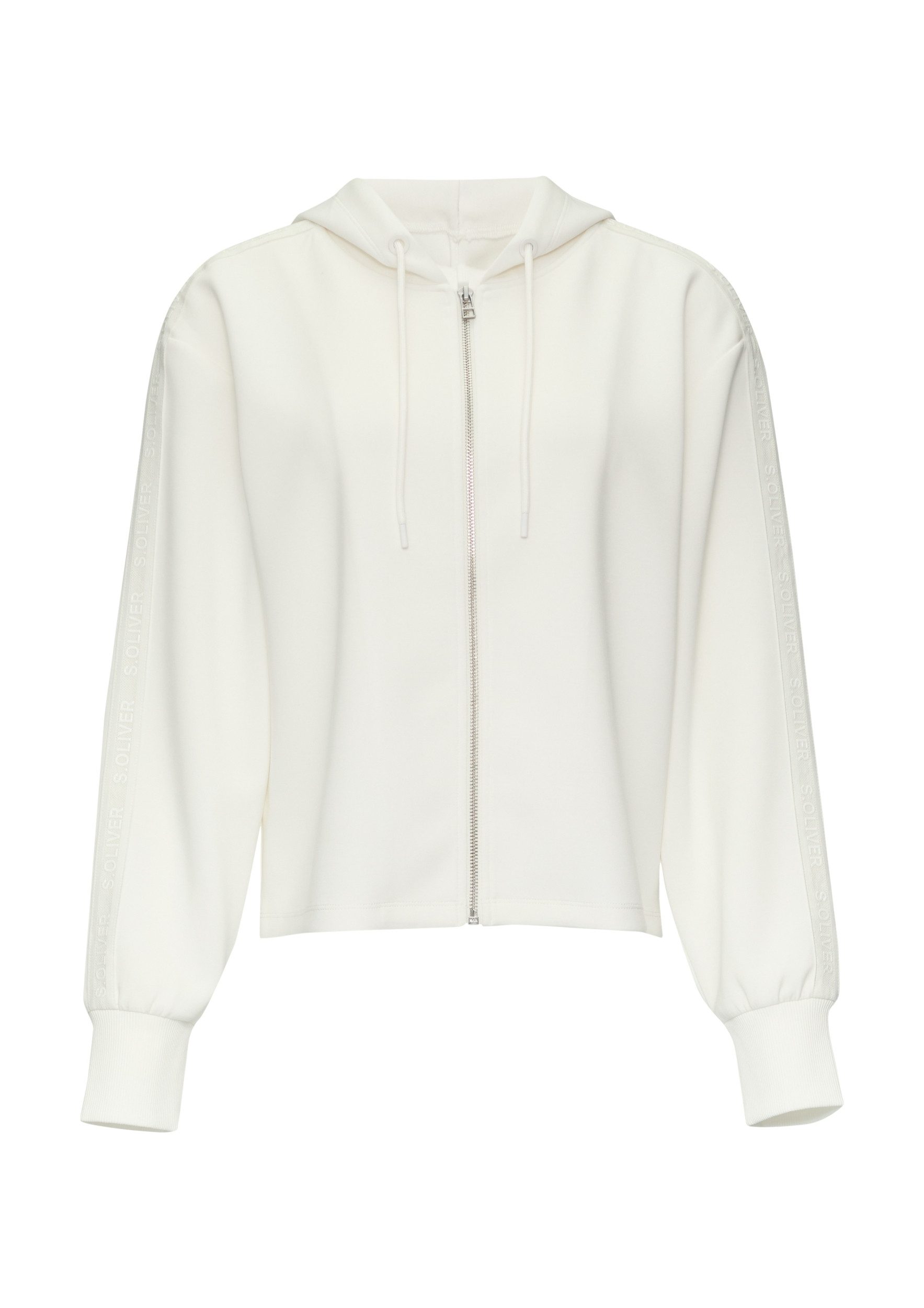 s.Oliver Sweatshirt Scuba-Sweatjacke mit Kapuze und günstig online kaufen
