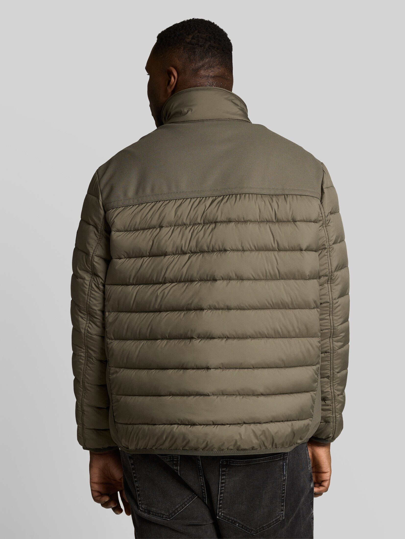 TOM TAILOR PLUS Winterjacke Jacken Plus Size - Hybrid Steppweste mit Stehkragen