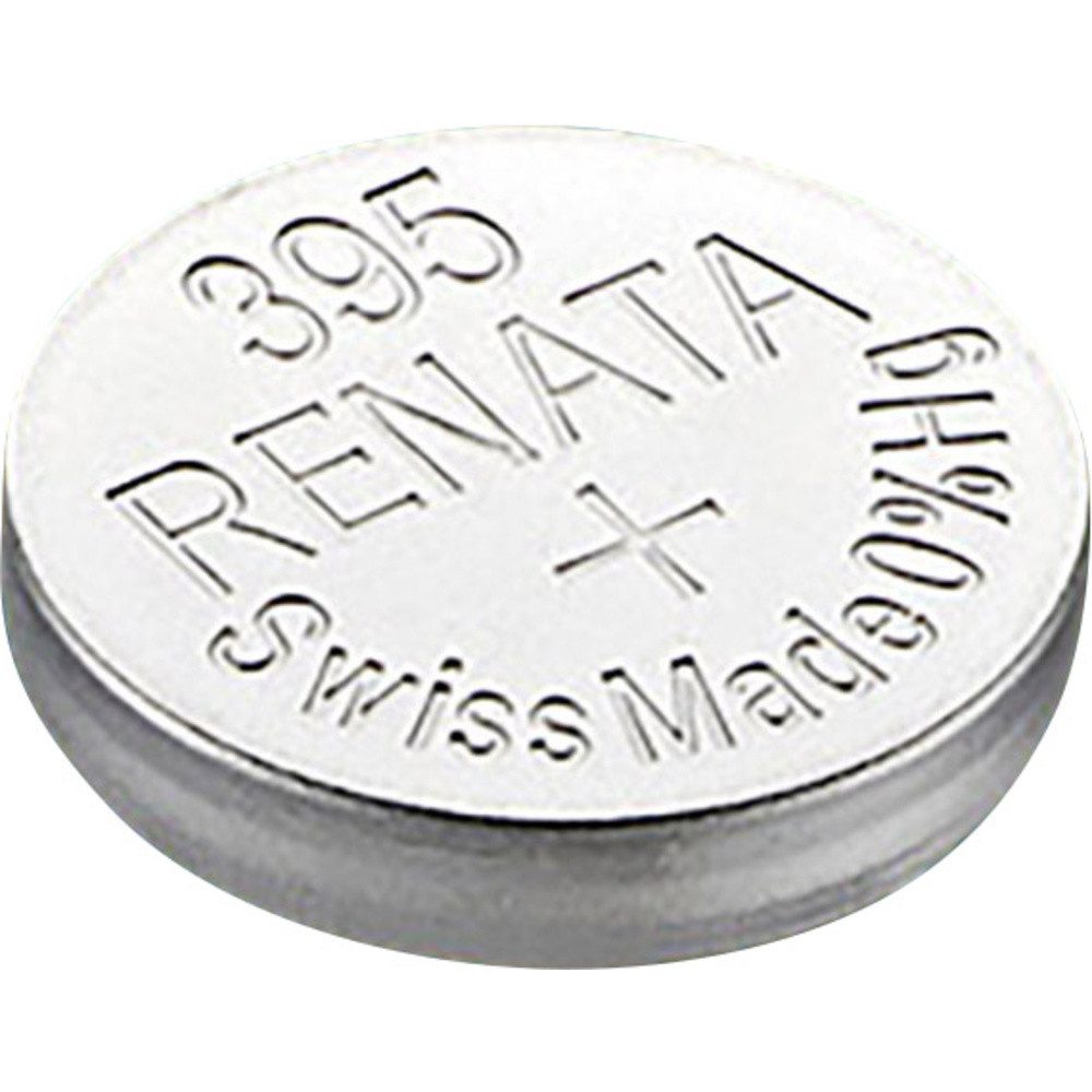 Renata Renata Knopfzelle 395 1.55 V 1 St. 55 mAh Silberoxid Knopfzelle, (1.55 V)