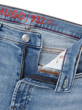 HUGO 5-Pocket-Jeans mit Bleached-Waschung (1-tlg)
