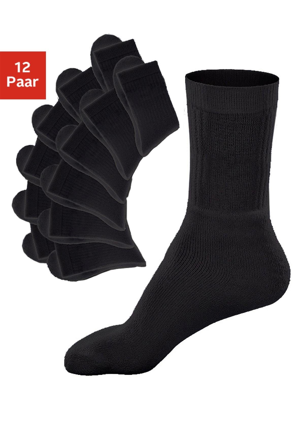 Go in Tennissocken (Packung, 12-Paar) mit Frottee