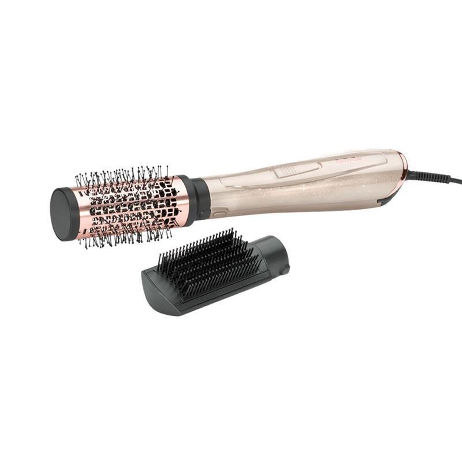 BaByliss Multihaarstyler AS914PE Stardust Shimmer, Titan-Keramik-Rundbürste, Ionen-Technologie, 3 Heizstufen