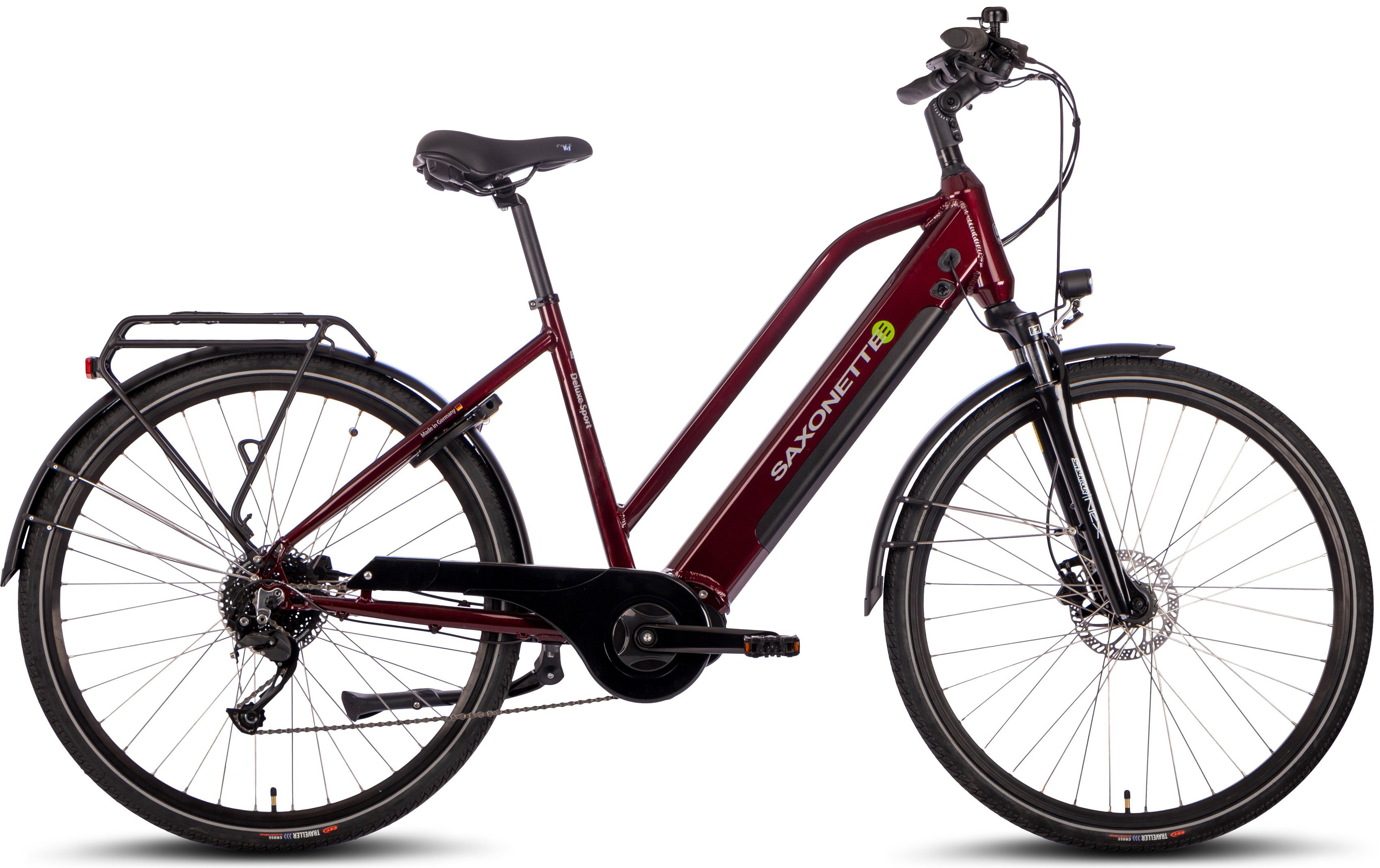 Braucht Man Für Eine Saxonette Einen Führerschein SAXONETTE E-Bike Deluxe Sport Lady, 9 Gang Shimano Alivio Schaltwerk
