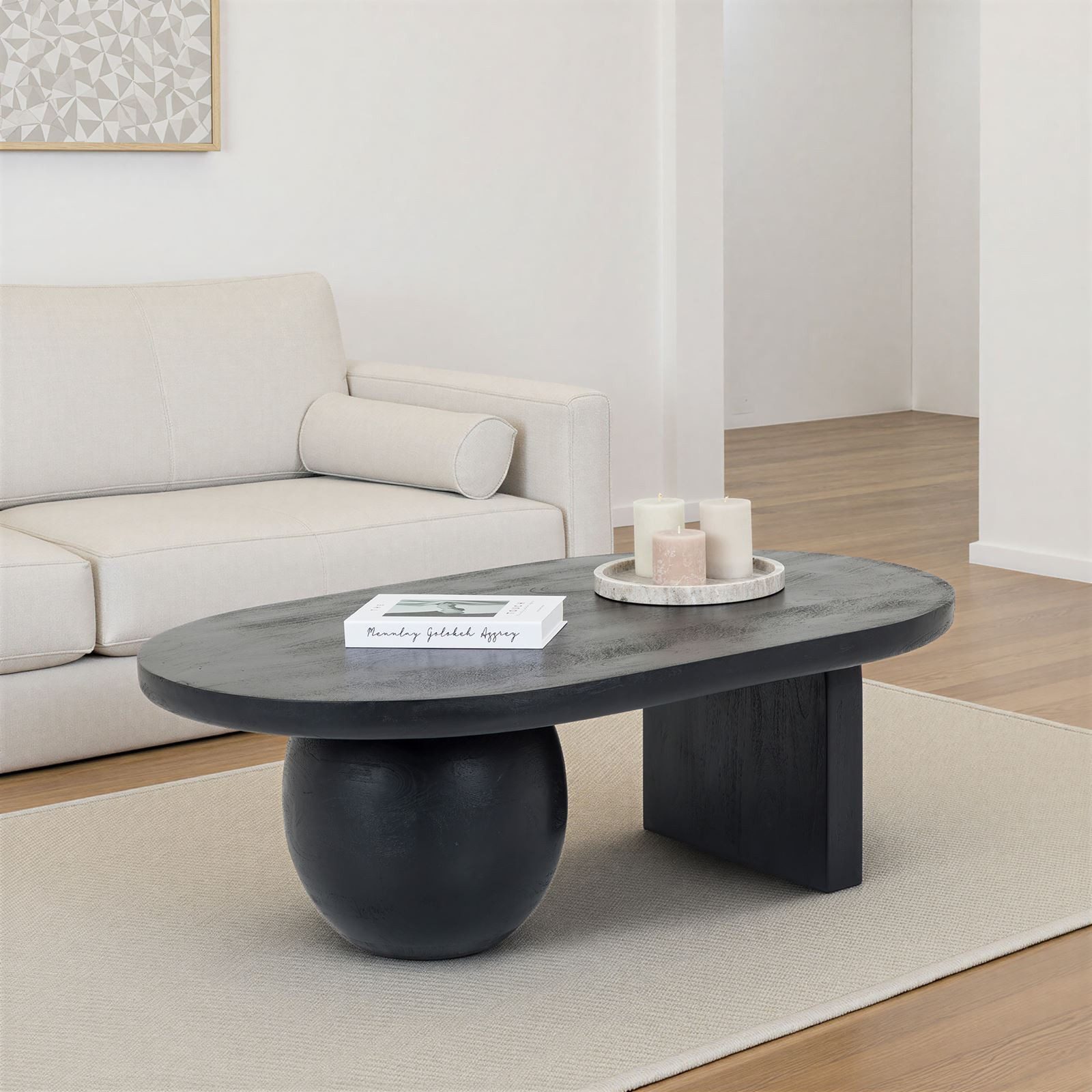 IDIMEX Couchtisch PERLA, Wohnzimmertisch aus massivem Mangoholz mit asymmet günstig online kaufen