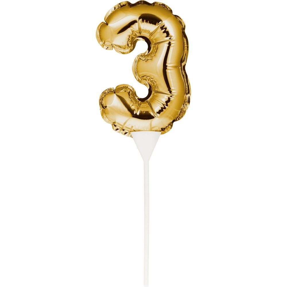 Creative Converting Tortenstecker Tortendekoration Zahlenpicker Jahreszahlen Geburtstag, Dreidimensional