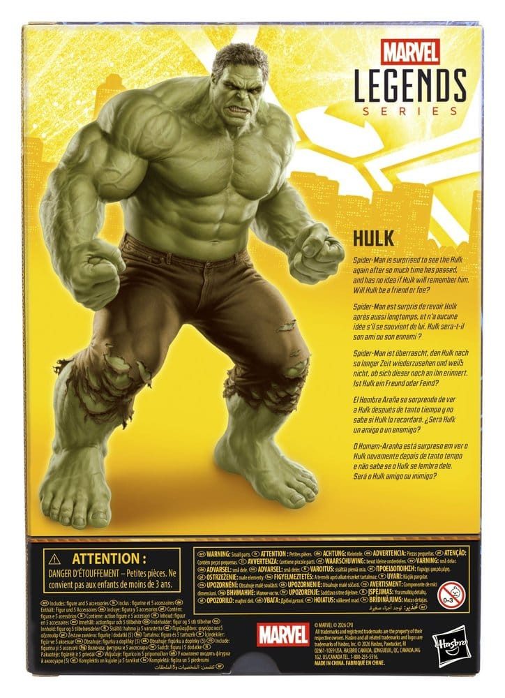 Hasbro Actionfigur Spider-Man: Brand New Day Marvel Legends Actionfigur Hulk 20 cm