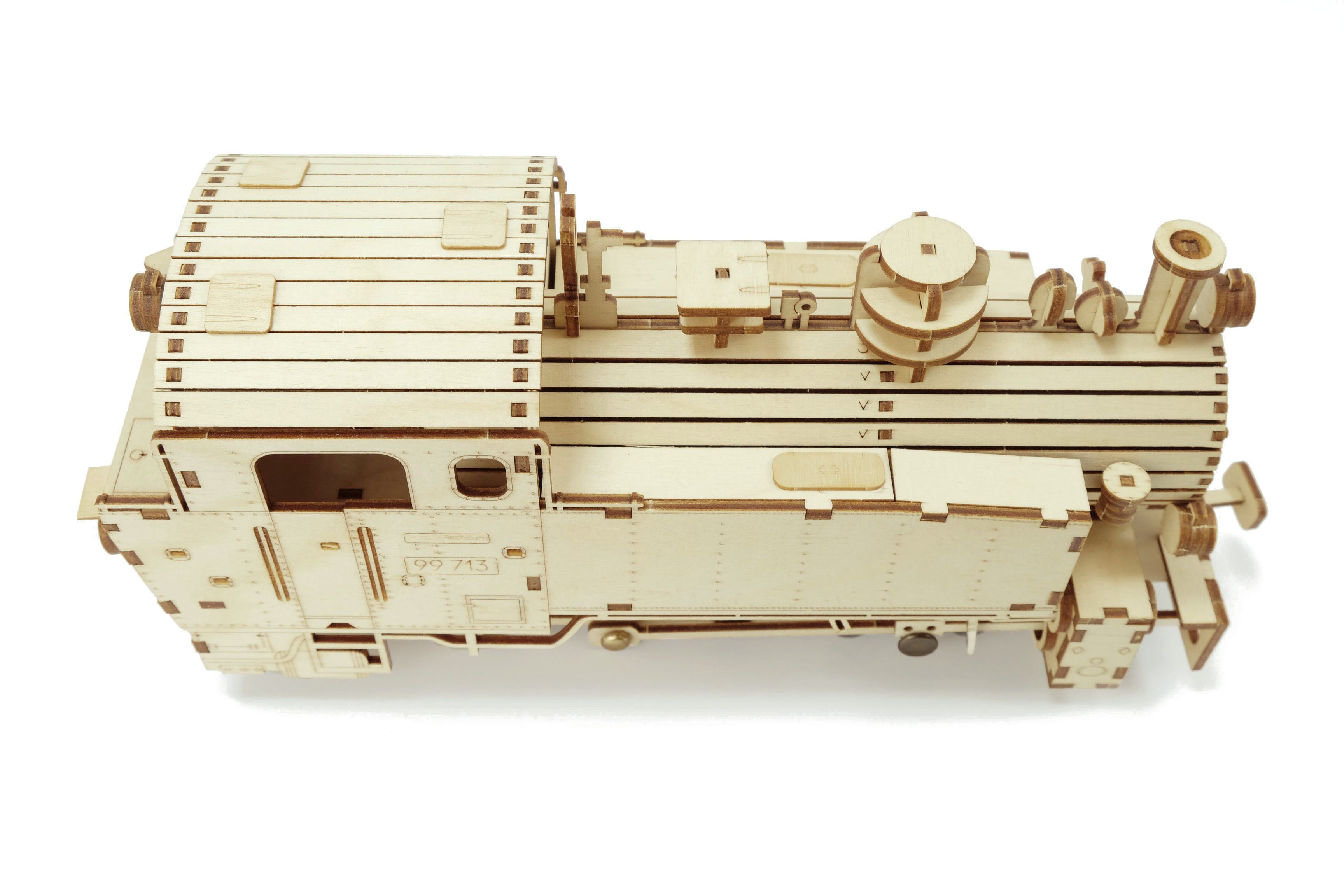 DeColibri Modellbausatz Modelleisenbahn Bausatz Männer Erwachsene Lokomotive 1:32, Maßstab 01:32, (Modellbausatz, 200-tlg), Made in Germany