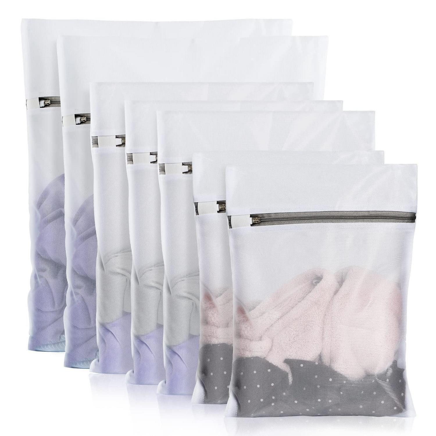 LuxusKollektion Wäschenetz Wäschenetz 7er Set mit Reißverschluss