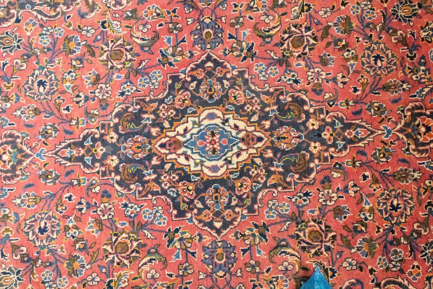 Wollteppich Keshan Medaillon Ruggine 224 x cm, rechteckig, morgenland, mm, Unikat Höhe: 139 mit Zertifikat 10