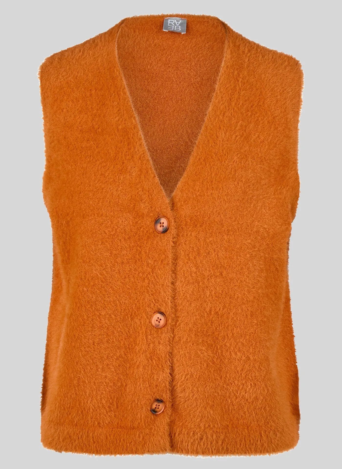 Rabe Strickjacke - Modische Feinstrickweste mit V-Ausschnitt für Damen