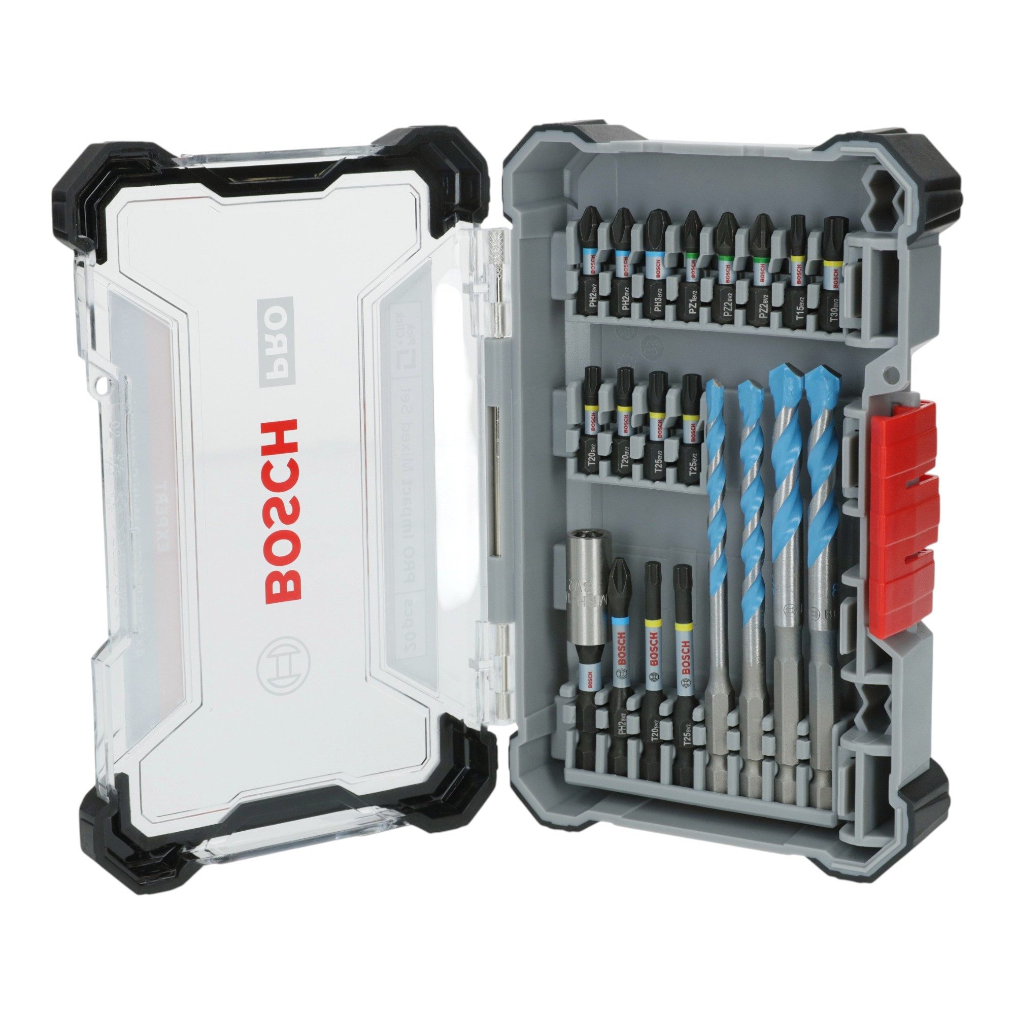 Bosch Professional Bit-Set PRO Impact Mixed Bit und Bohrer Set 20 tlg. (2608521U83) PH / PZ