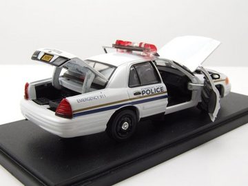 GREENLIGHT collectibles Modellauto Ford Crown Victoria 2001 Police Interceptor Pembroke Pines Dexter, Maßstab 1:43