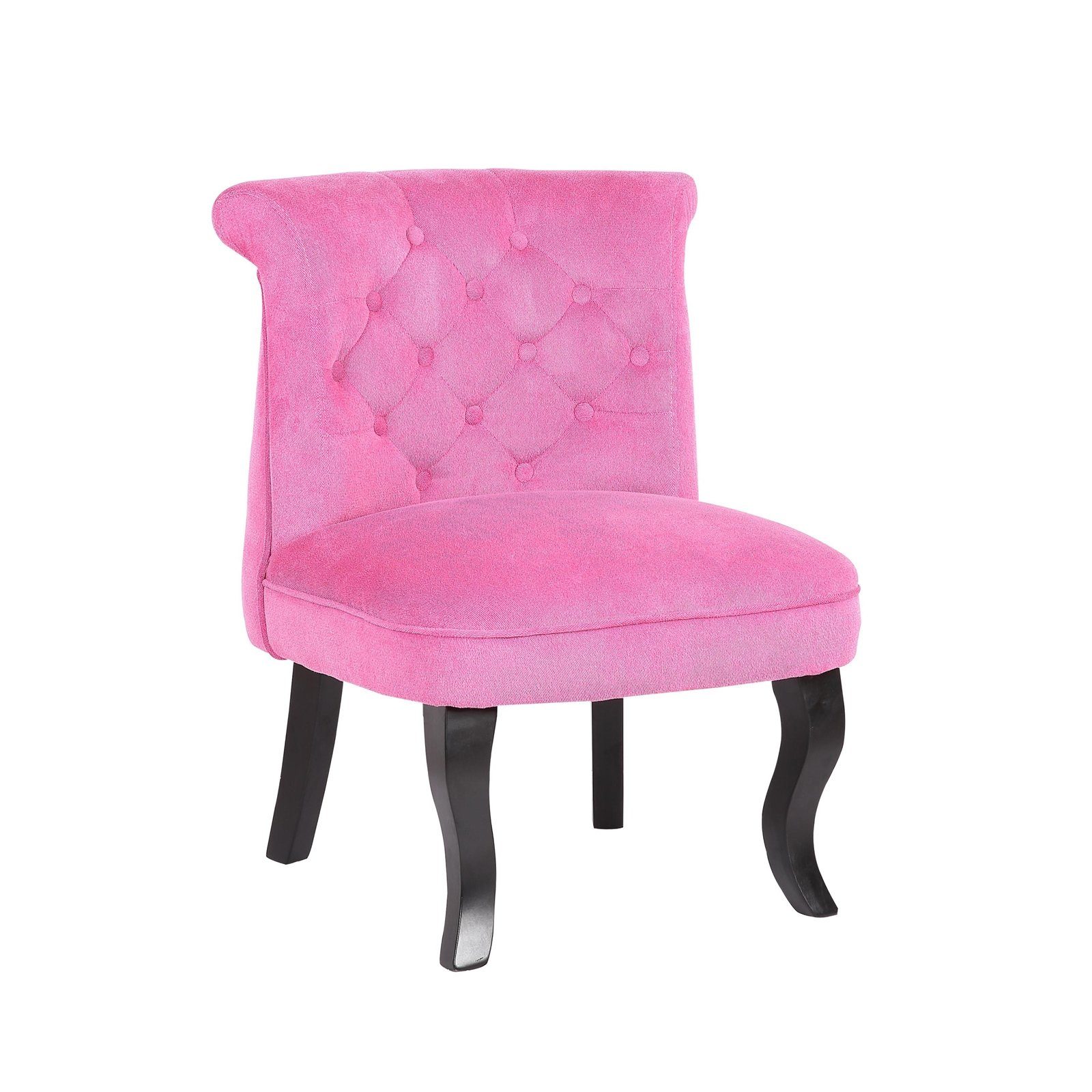 Französischer Polsterstuhl Ankleidesessel HTI-Line Pink Sessel Antoinette,