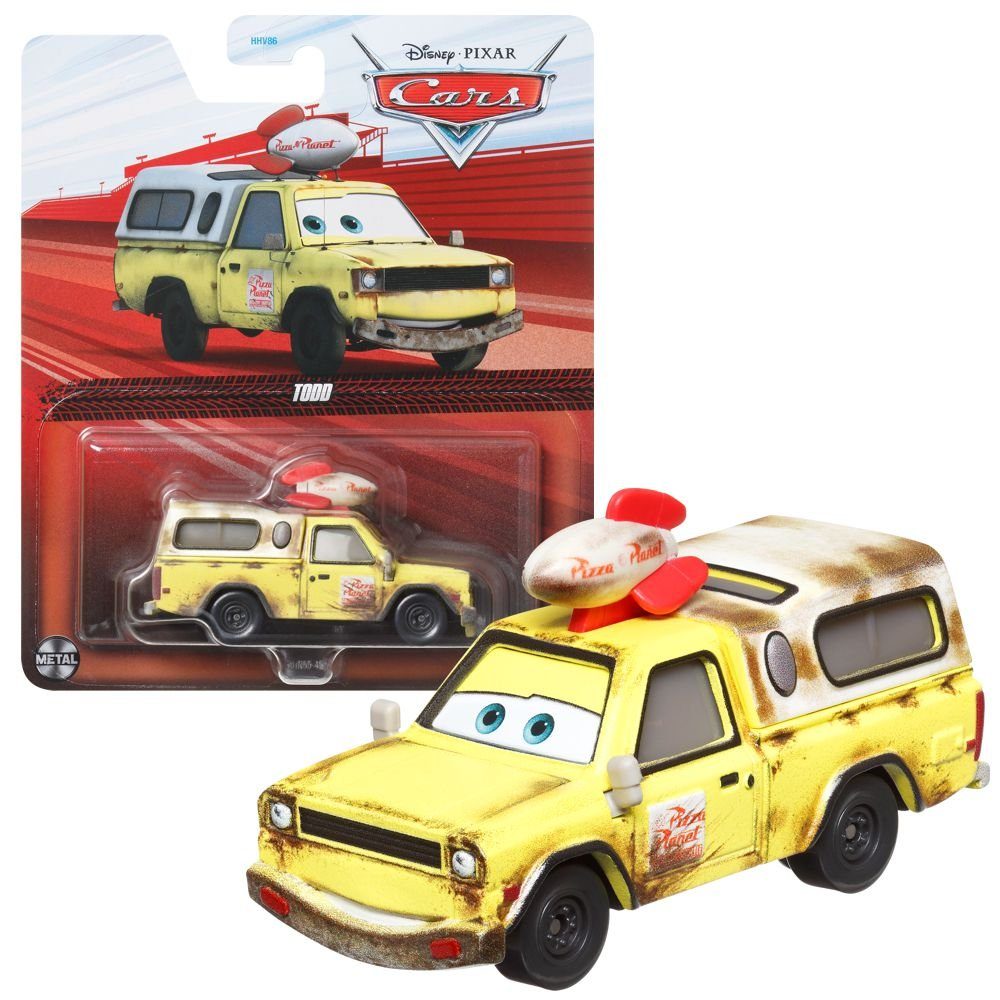 Disney Cars Spielzeug-Rennwagen Todd BHN55 Disney Cars Cast 1:55 Autos Mattel Fahrzeuge