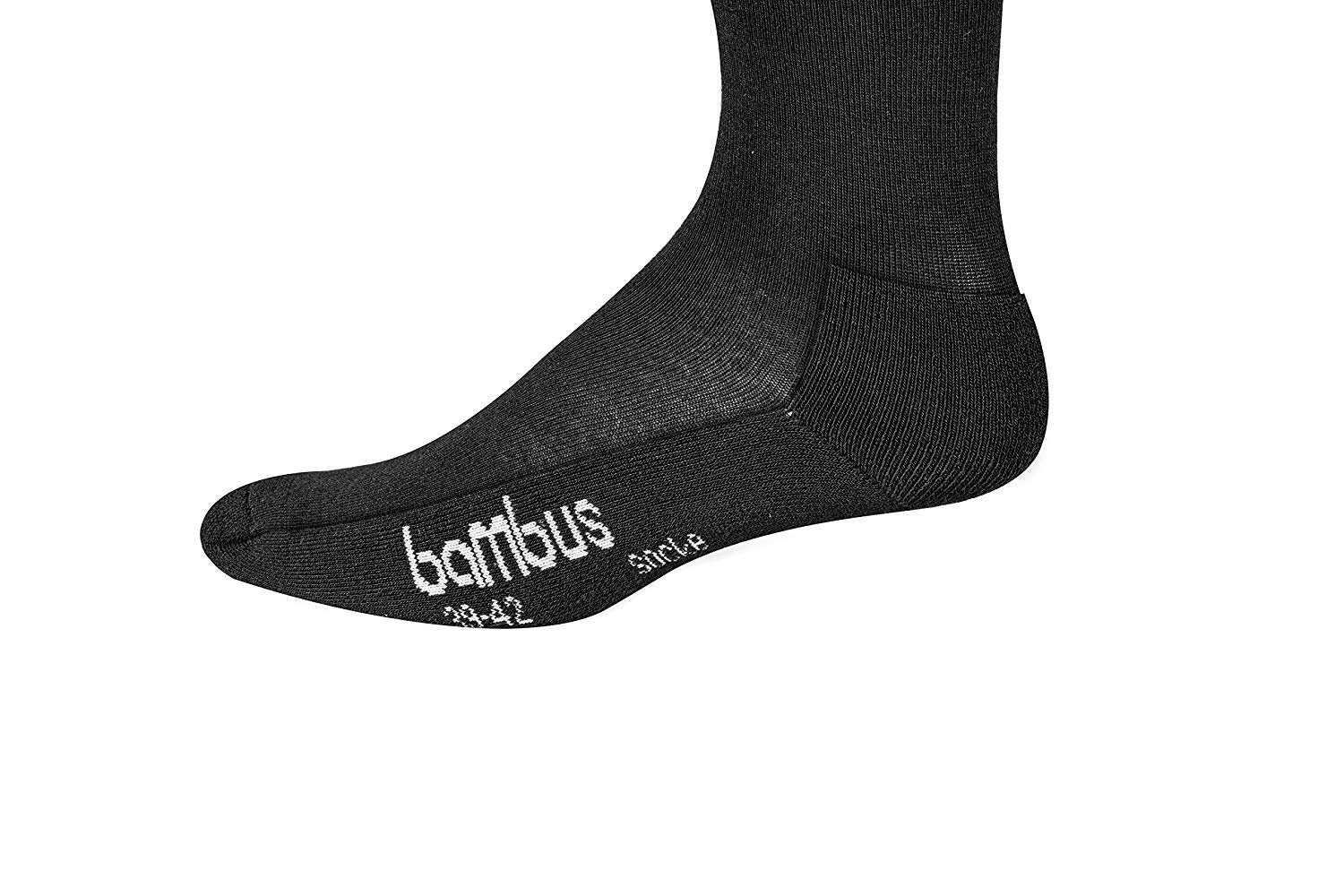 FussFreunde Komfortsocken 3 Paar Bambussocken mit FROTTEE POLSTERSOHLE Bambus Wellness Socken (3 Paar) Piqué-Komfortbund ohne Gummidruck – Bild 3 von 5