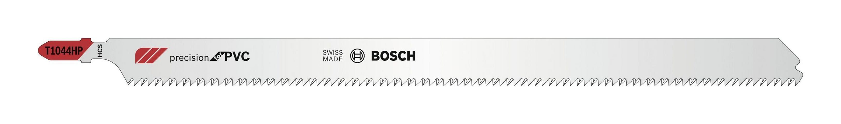 BOSCH Stichsägeblatt (3 Stück), T 1044 HP Precision for PVC - 3er-Pack