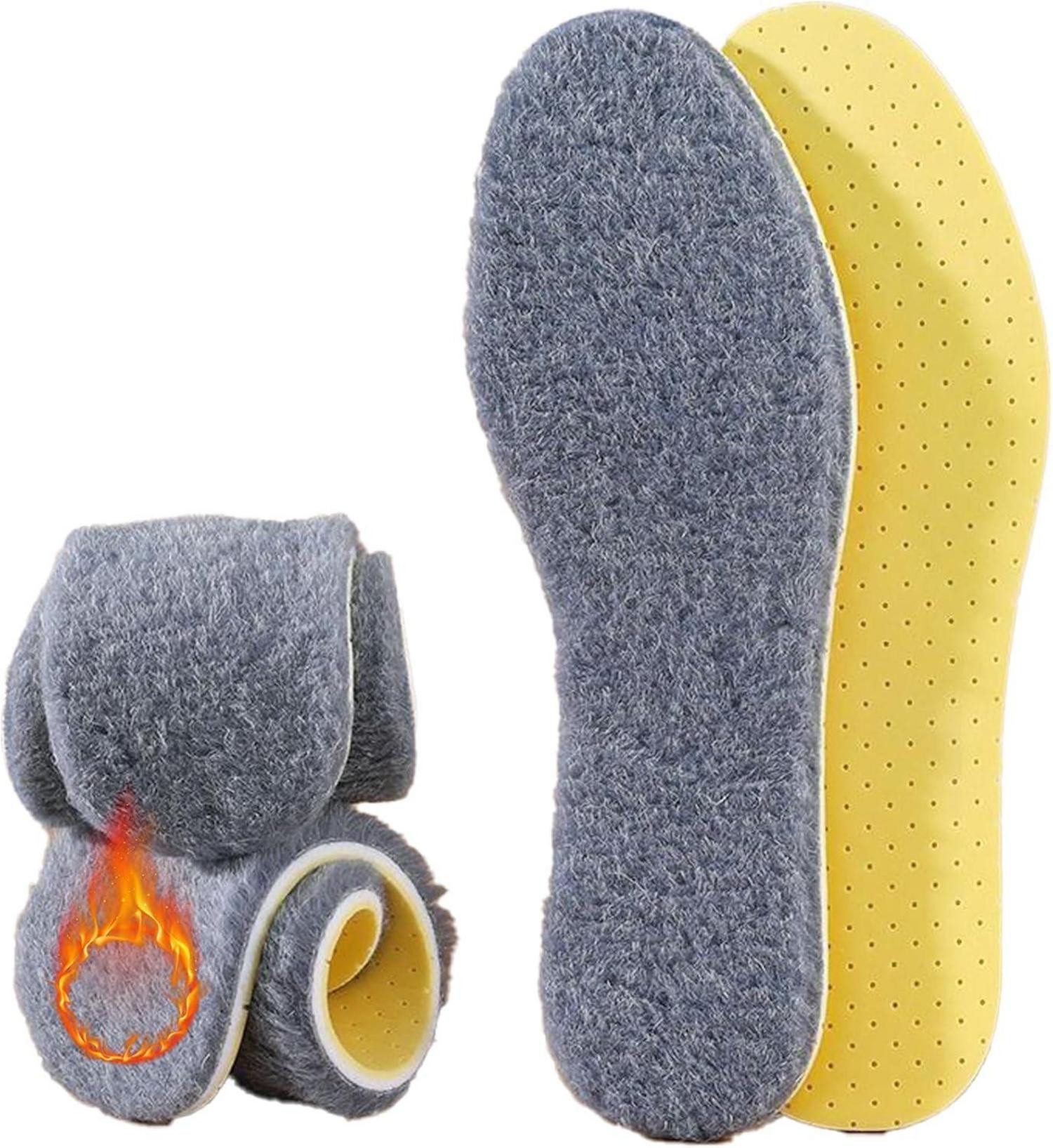 LuxusKollektion Thermosohlen Winter Einlagen Lammwolle Warme Innensohlen Thermo Fury Einfügen